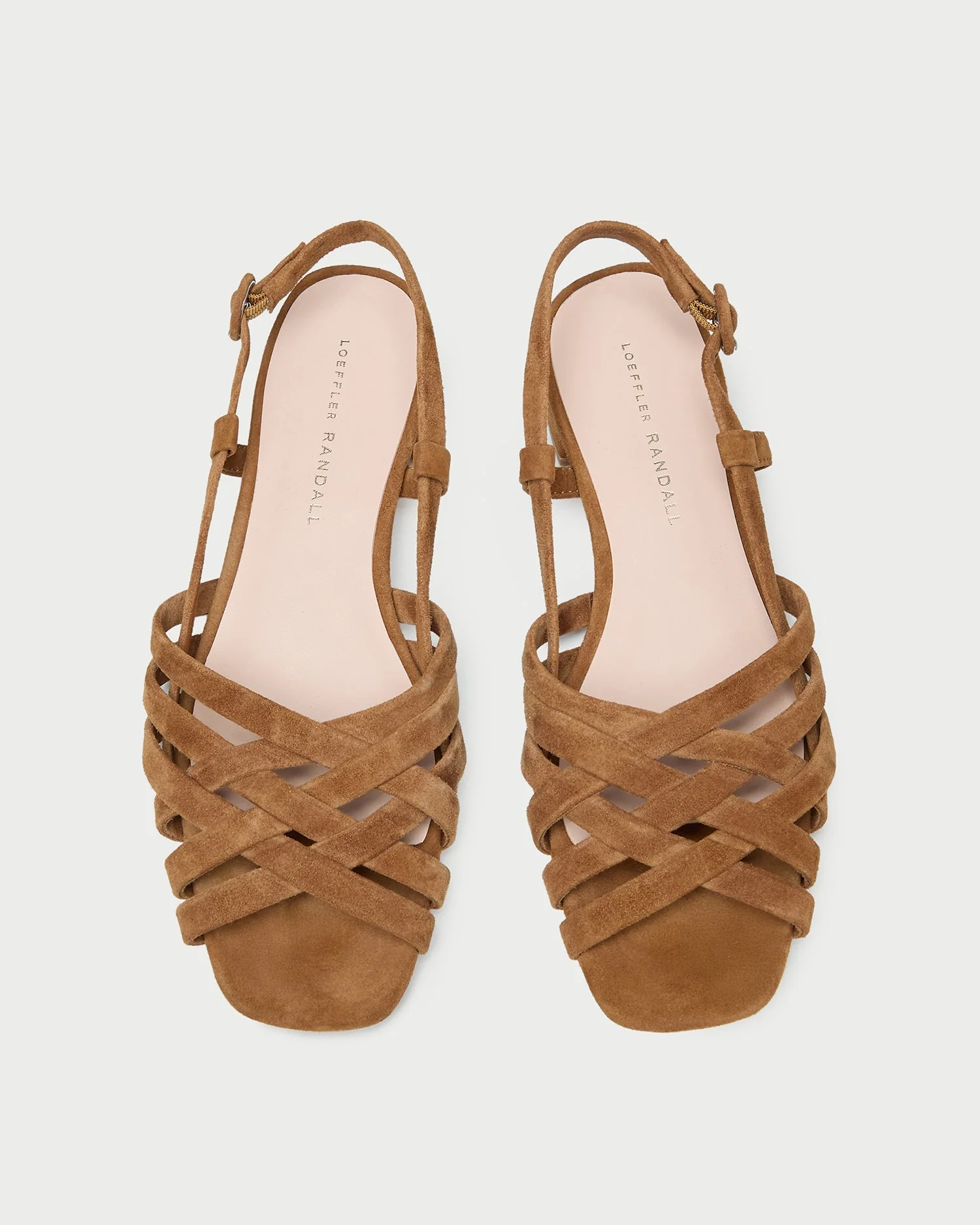 Loeffler Randall - Shelly Cacao Suede Flat Sandal