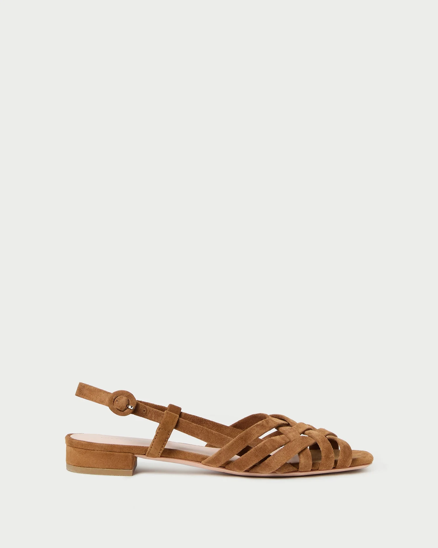 Loeffler Randall - Shelly Cacao Suede Flat Sandal - Image 3