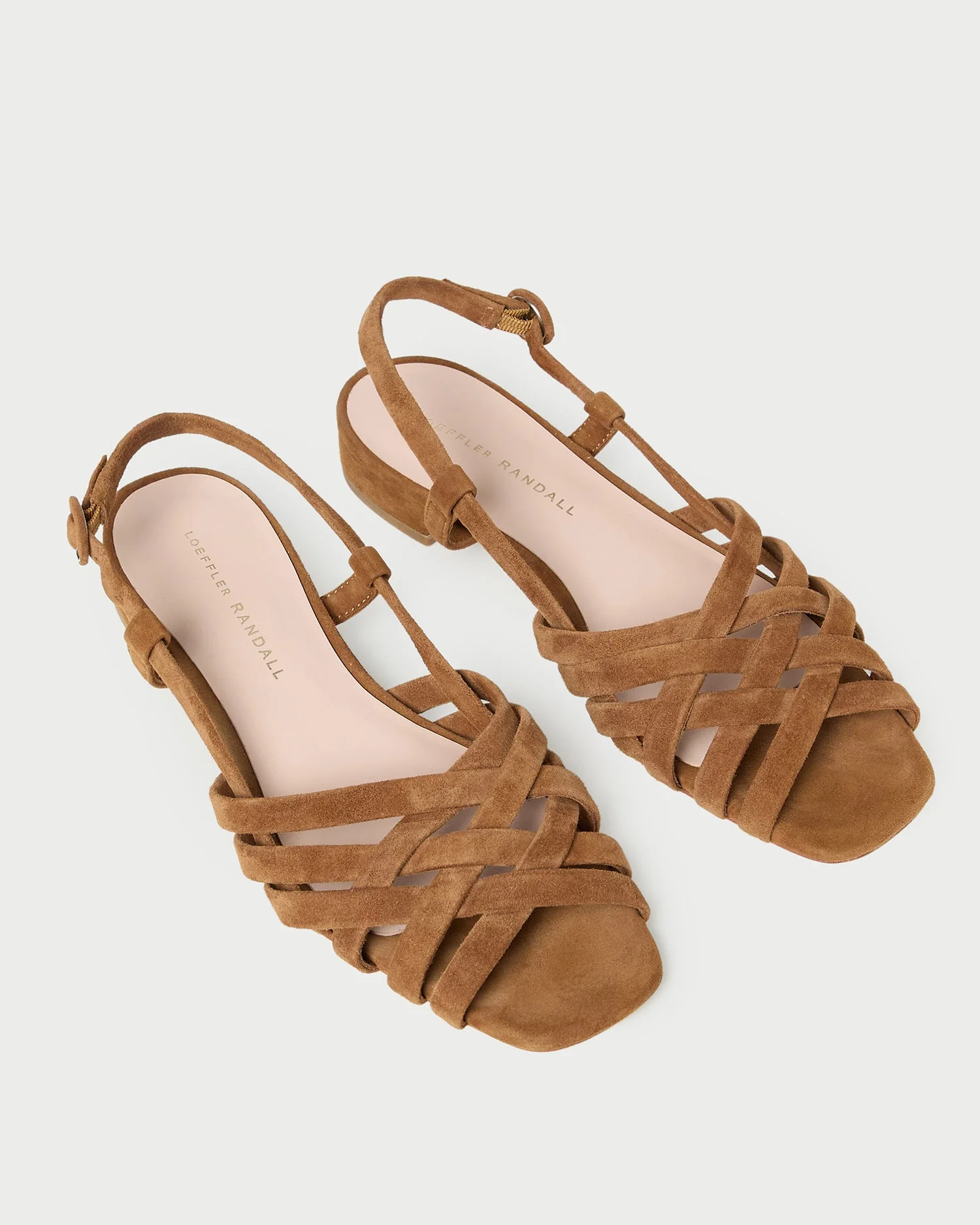 Loeffler Randall - Shelly Cacao Suede Flat Sandal - Image 4