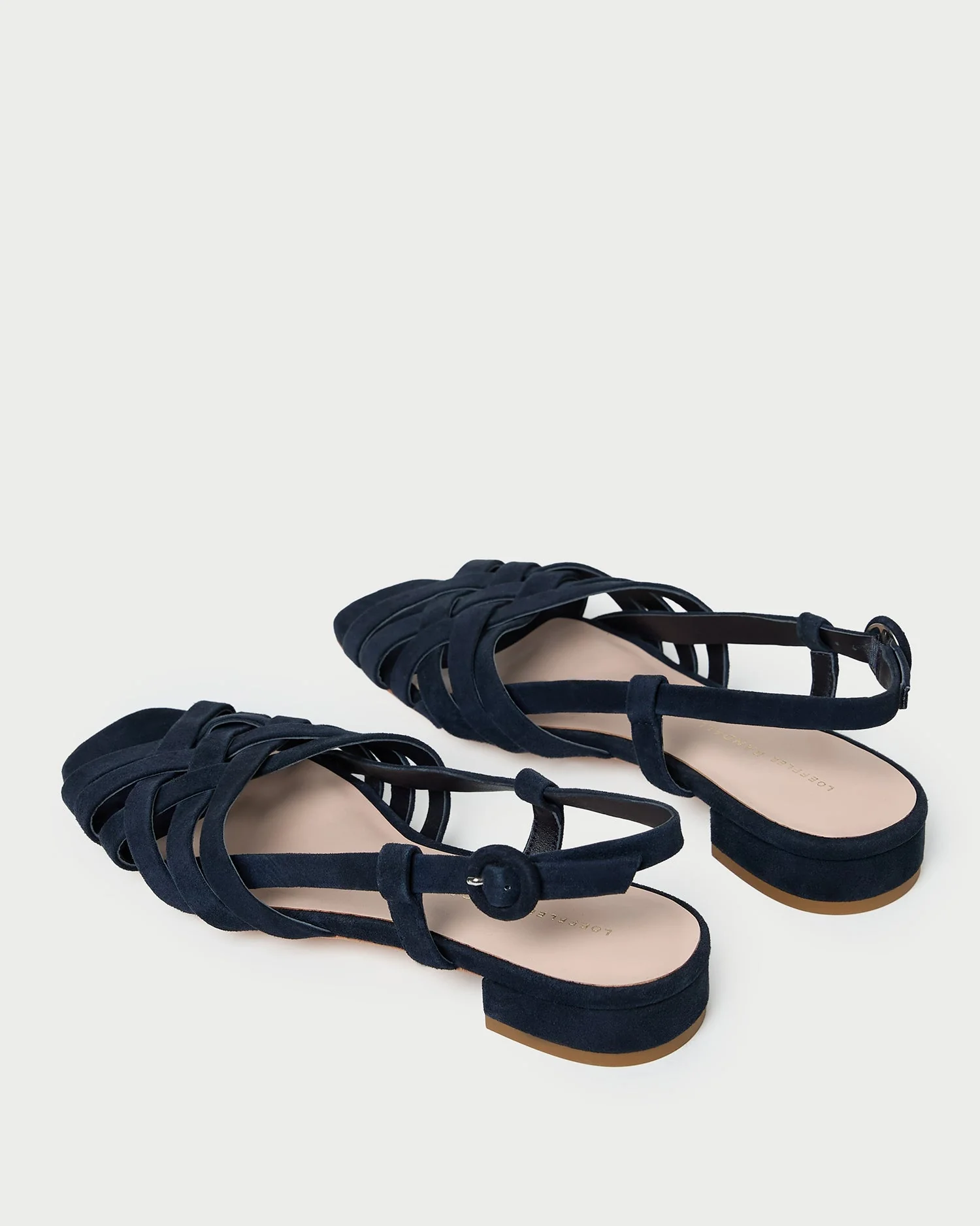 Loeffler Randall - Shelly Navy Suede Flat Sandal - Image 5