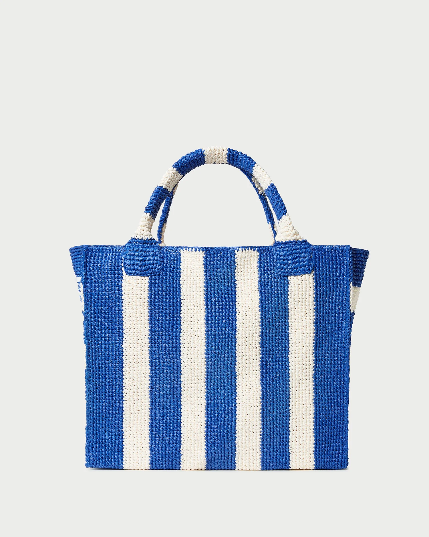 Loeffler Randall - Sol Blue Striped Crochet Beach Tote