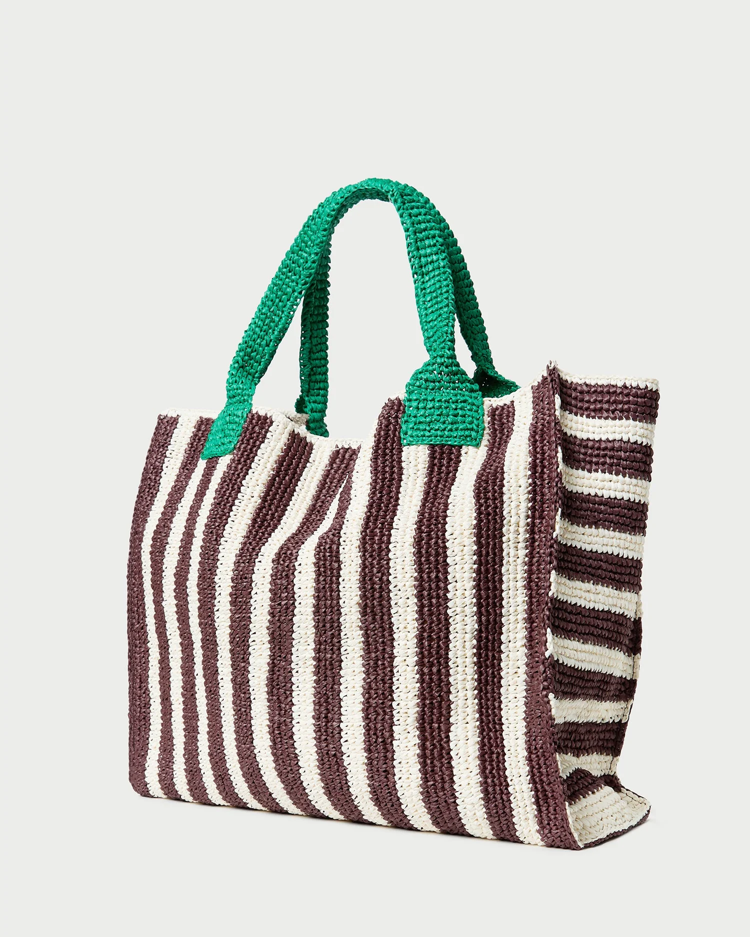 Loeffler Randall - Sol Brown/White Crochet Beach Tote - Image 4