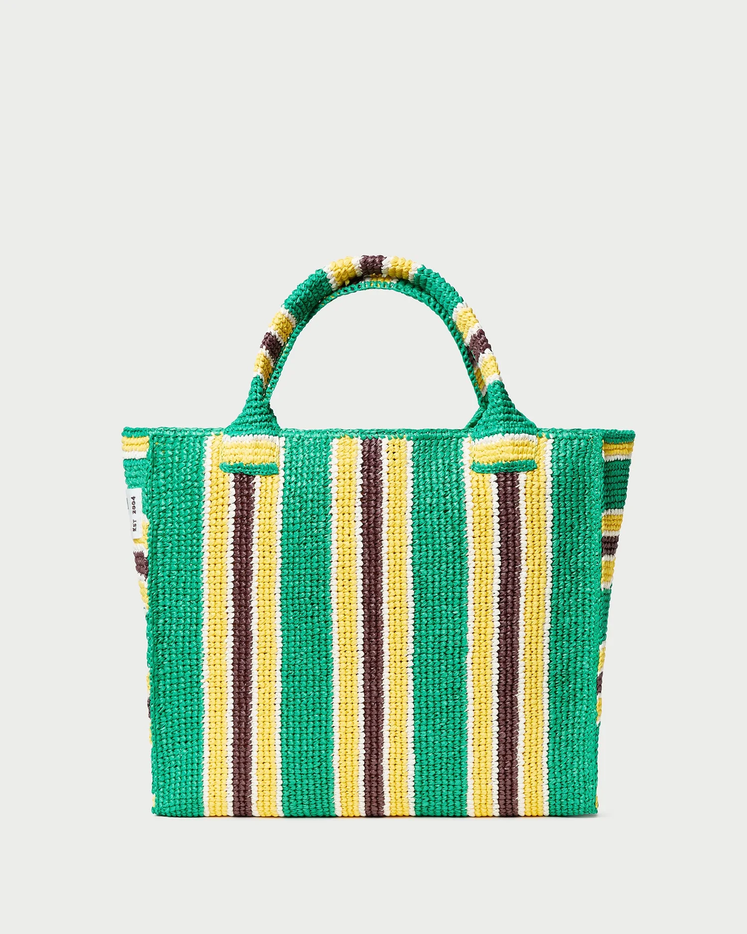Loeffler Randall - Sol Green/Yellow Crochet Beach Tote