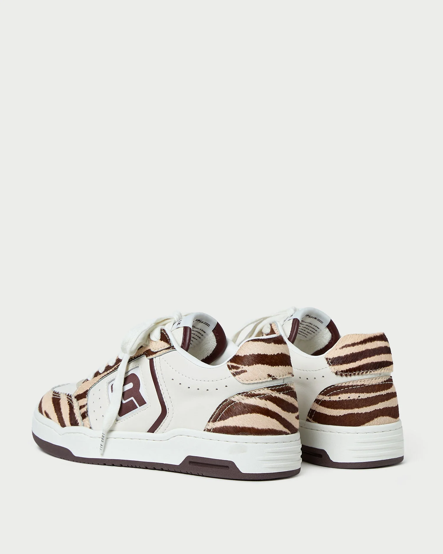 Loeffler Randall - Topspin Cream/Zebra Court Sneaker - Image 5