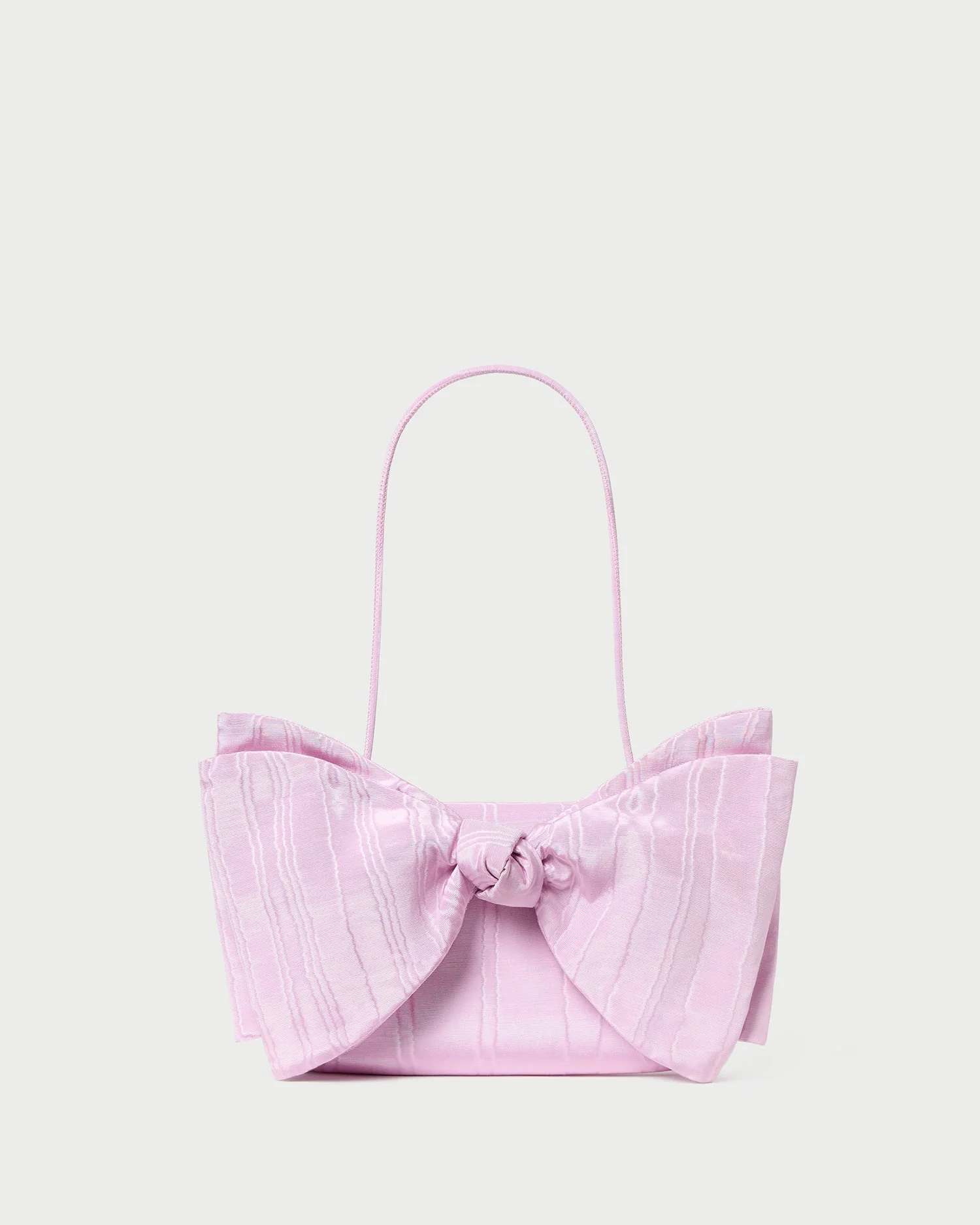 Loeffler Randall - Valerie Pink Moiré Bow Clutch