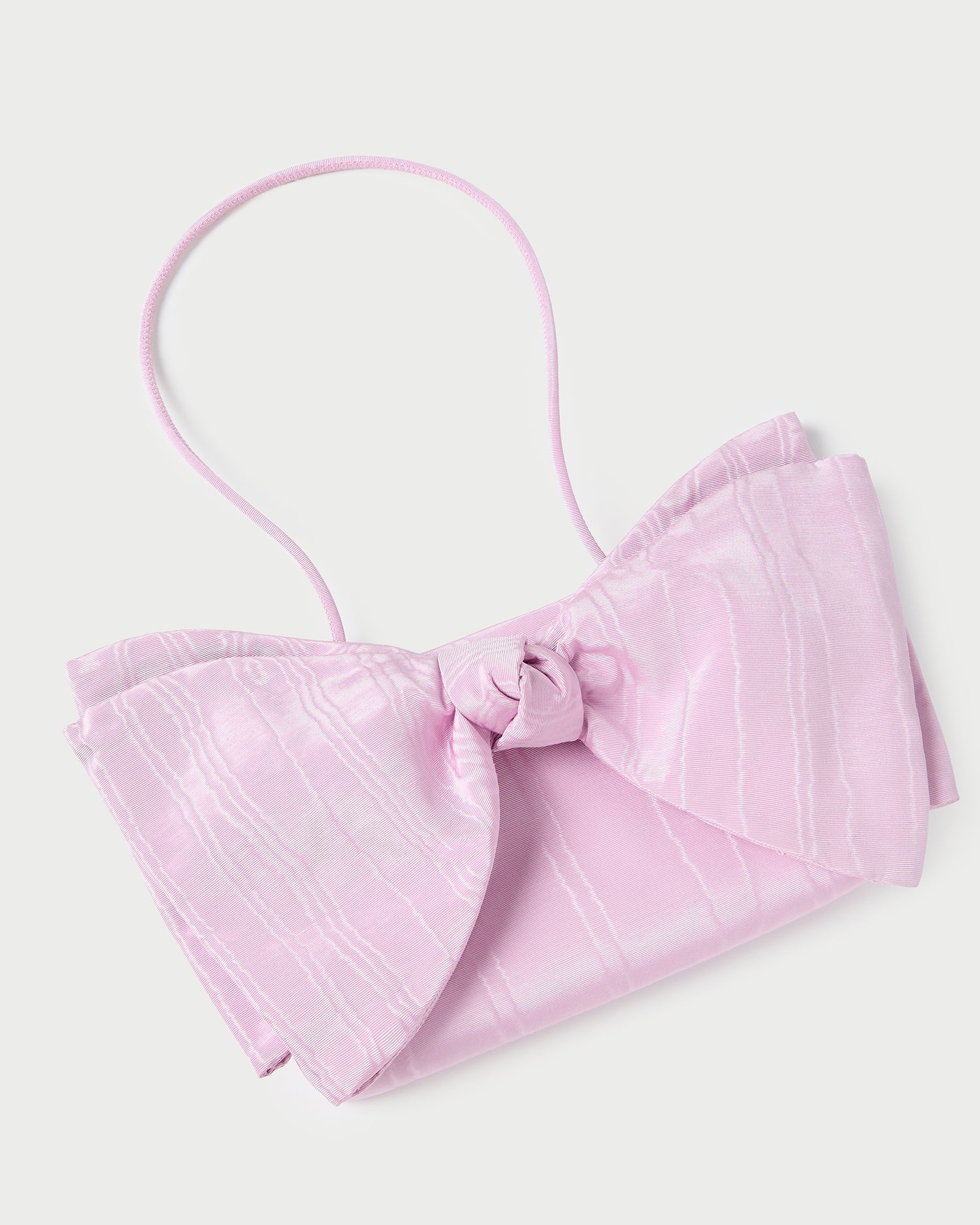 Loeffler Randall - Valerie Pink Moiré Bow Clutch - Image 2