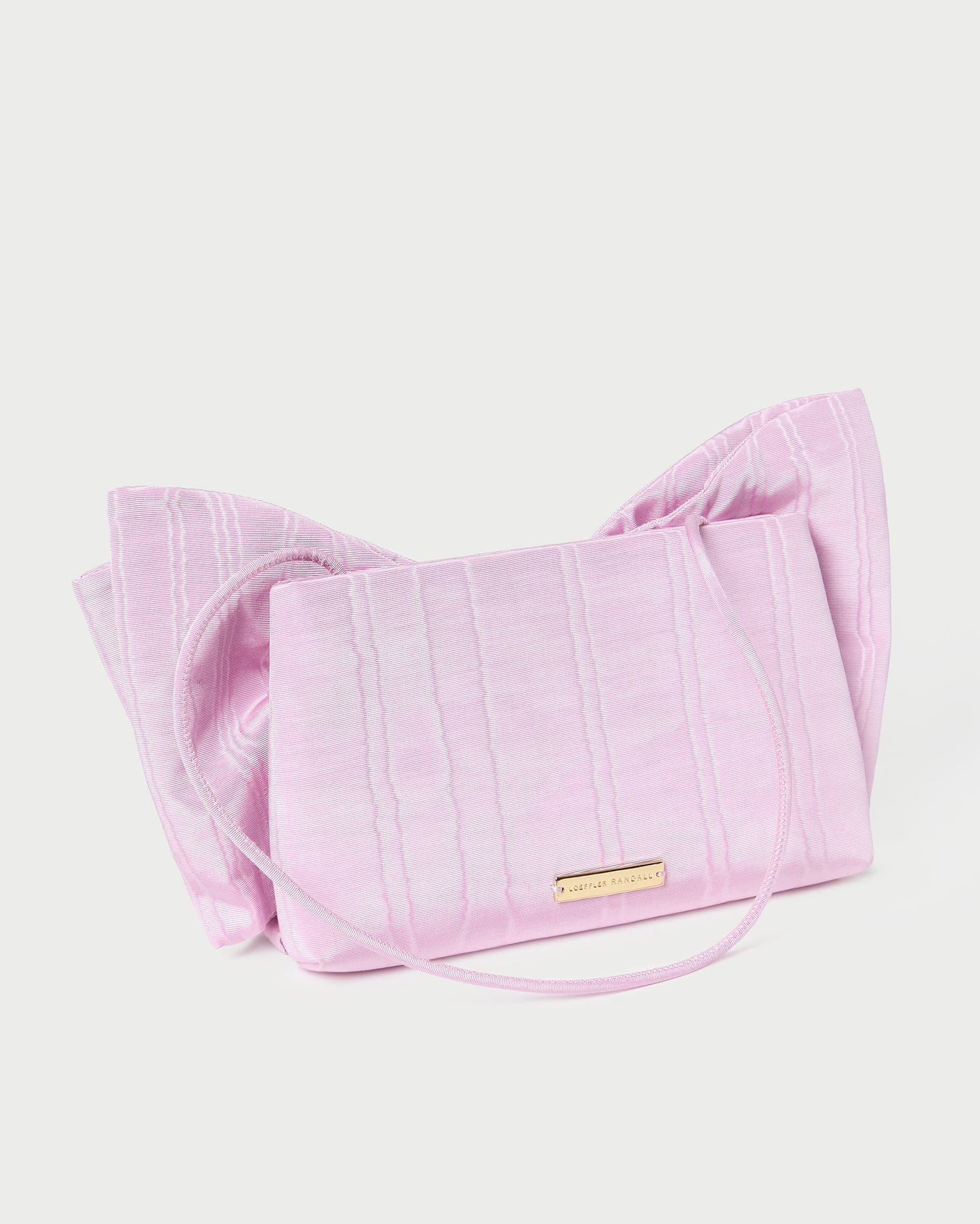 Loeffler Randall - Valerie Pink Moiré Bow Clutch - Image 3