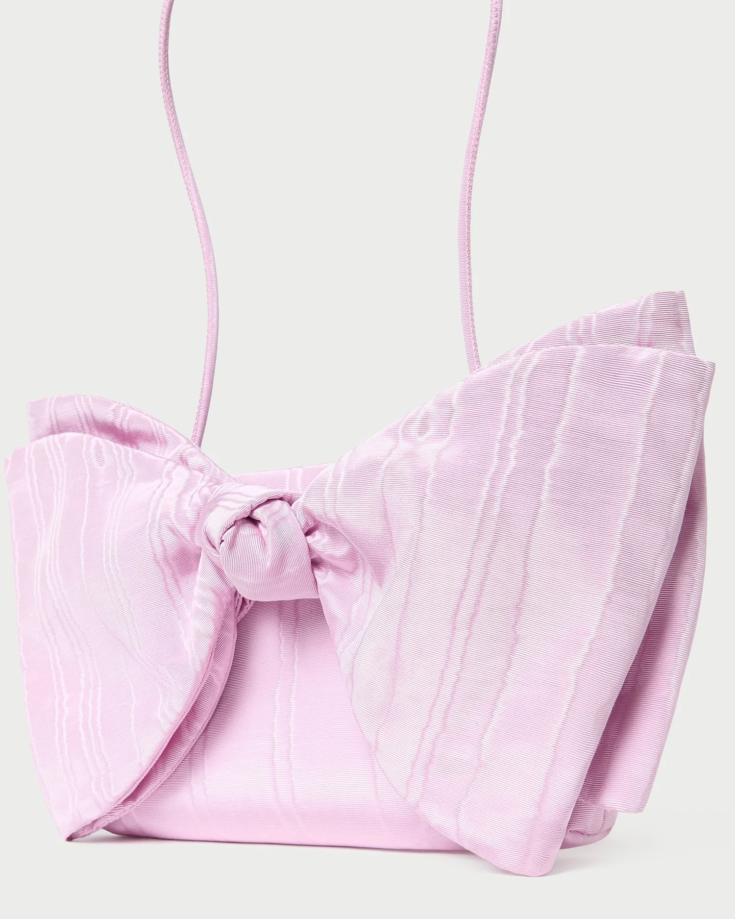 Loeffler Randall - Valerie Pink Moiré Bow Clutch - Image 4