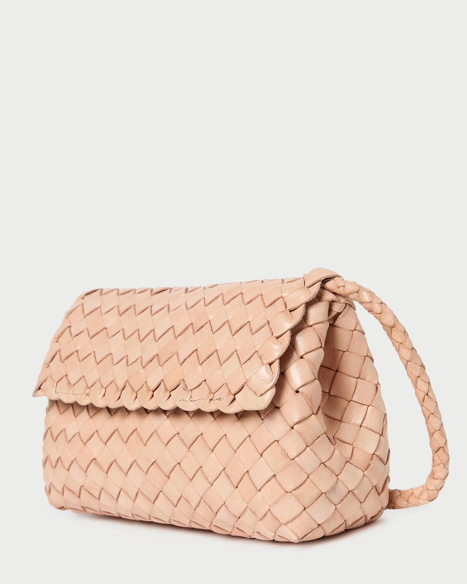 Loeffler Randall - Vinnie Desert Sand Woven Crossbody - Image 2