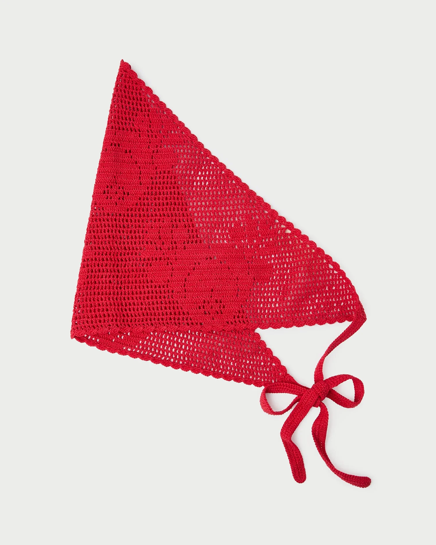 Loeffler Randall - Viv Red Crochet Scarf - Image 2