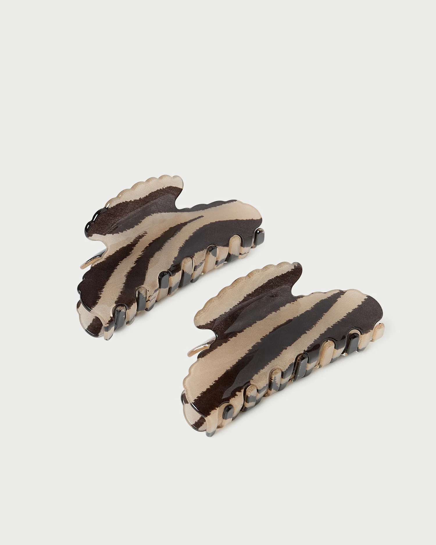 Loeffler Randall - Yuri Zebra Hair Clip Set - Image 2