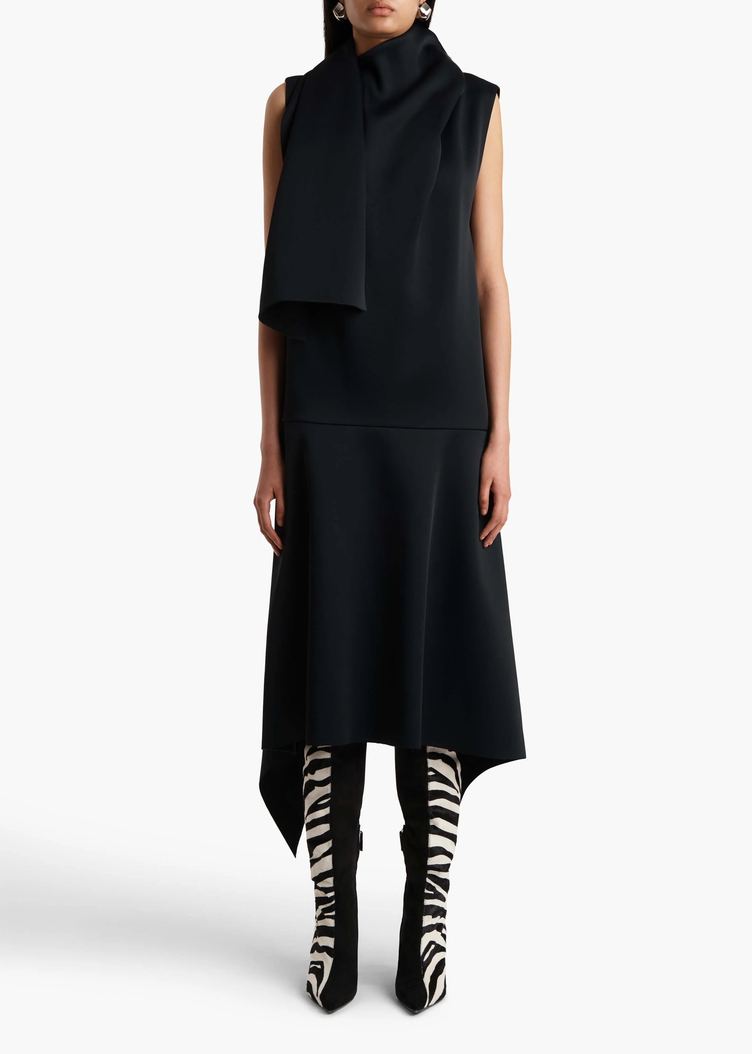 Khaite - Loell Dress in Black - Image 3