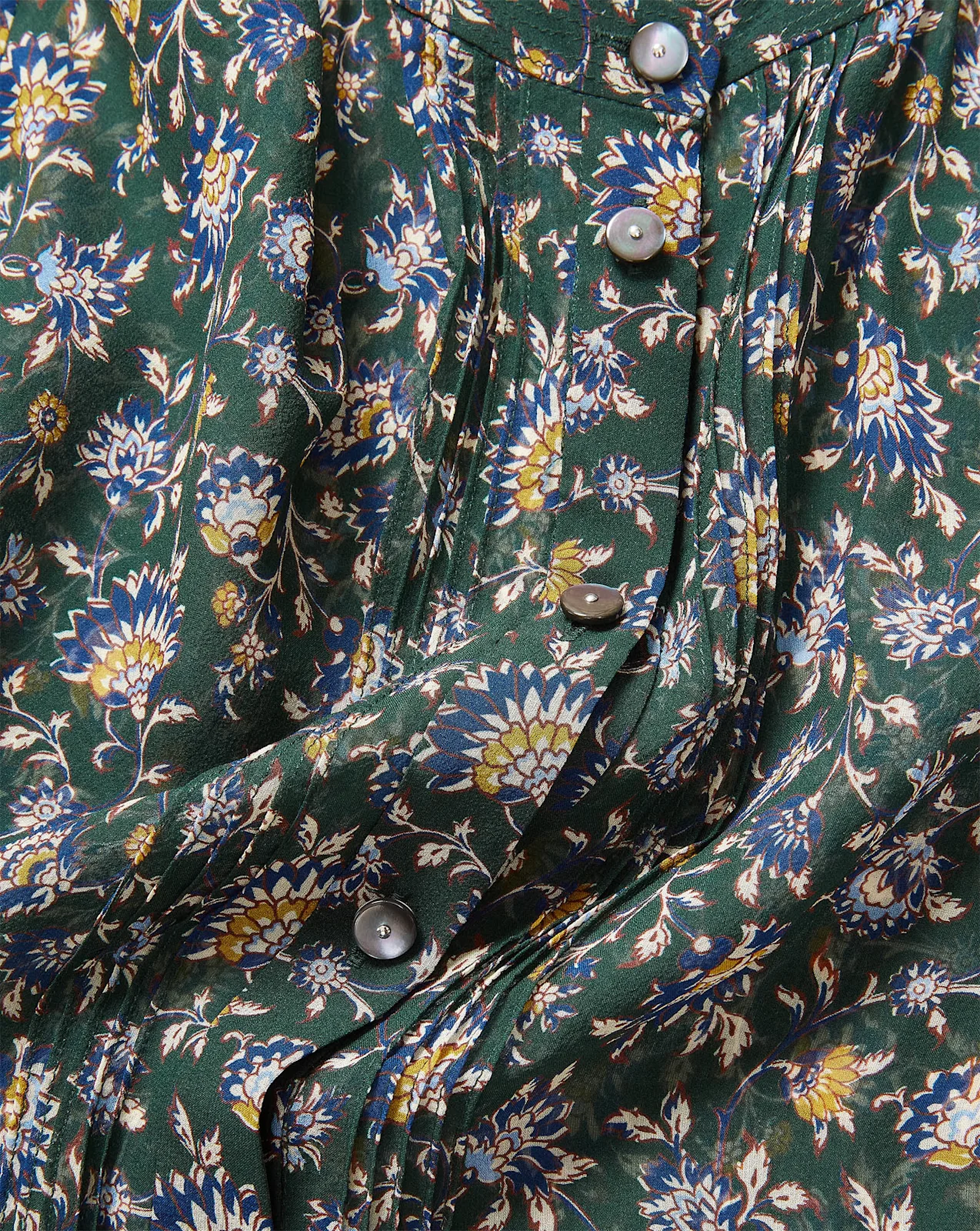 Veronica Beard - Lollie Floral Button - Down Blouse - Image 3