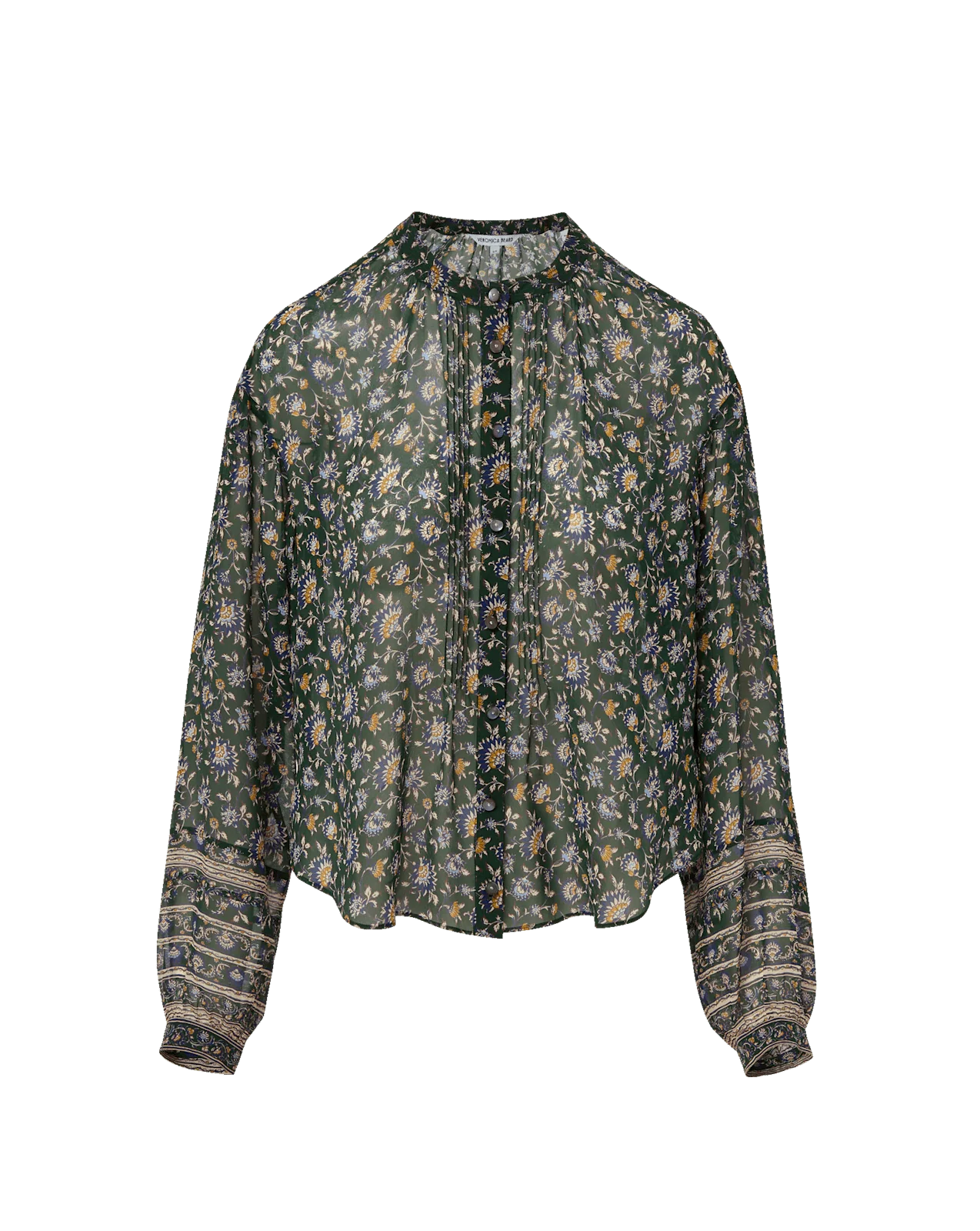 Veronica Beard - Lollie Floral Button - Down Blouse - Image 5
