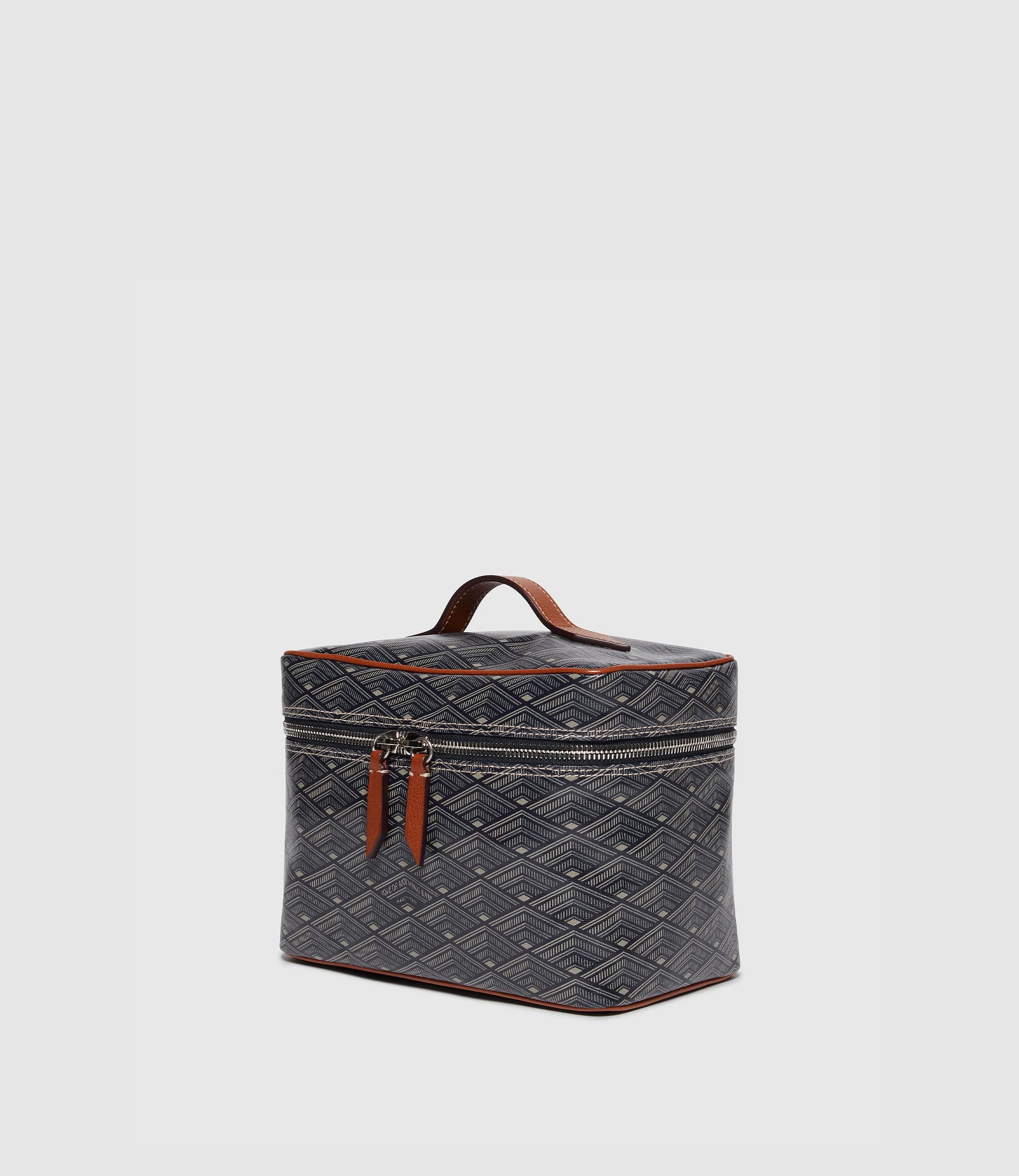 Metier - Long Haul Toiletry Bag Signature Canvas Navy - Image 3