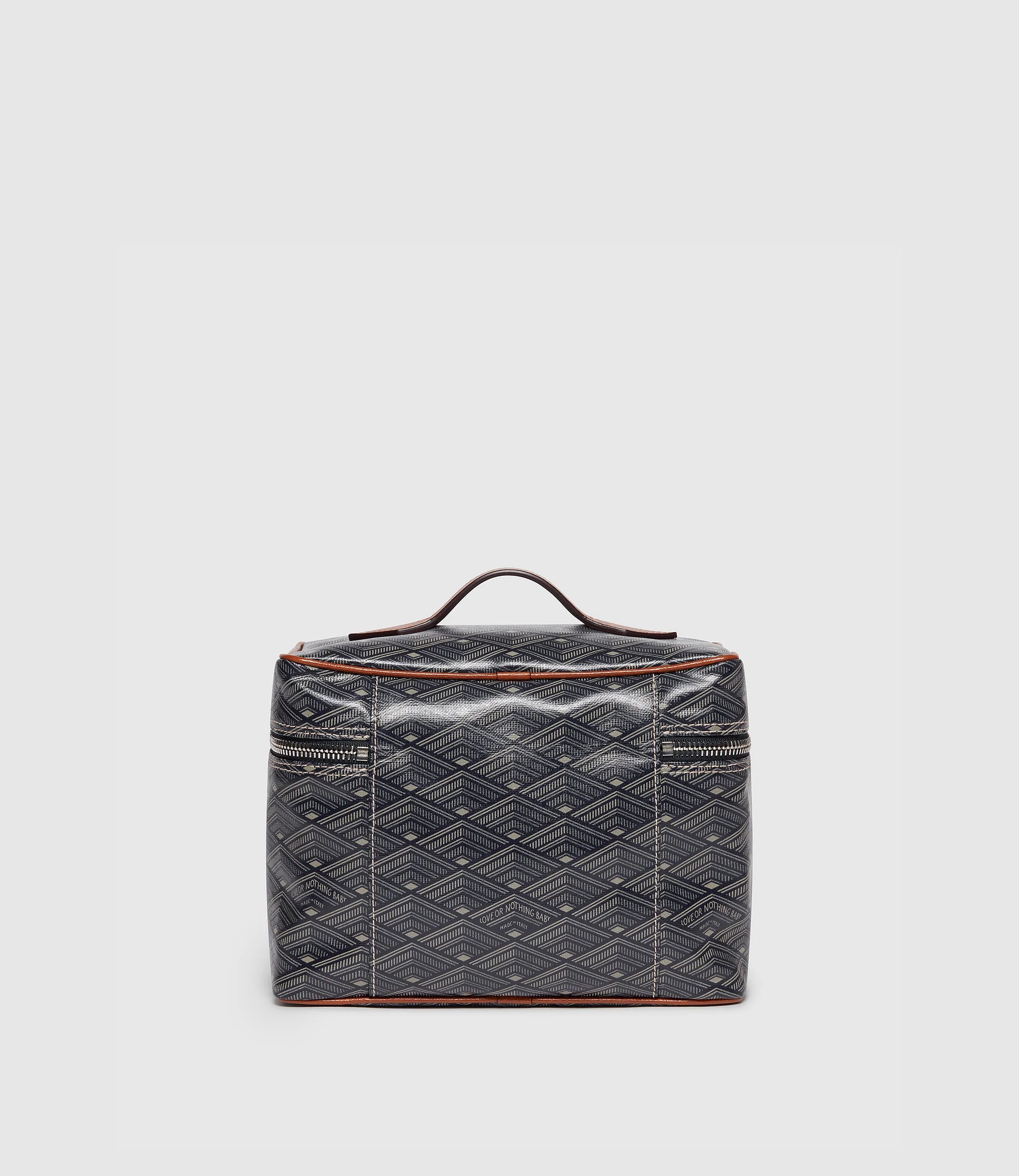 Metier - Long Haul Toiletry Bag Signature Canvas Navy - Image 5