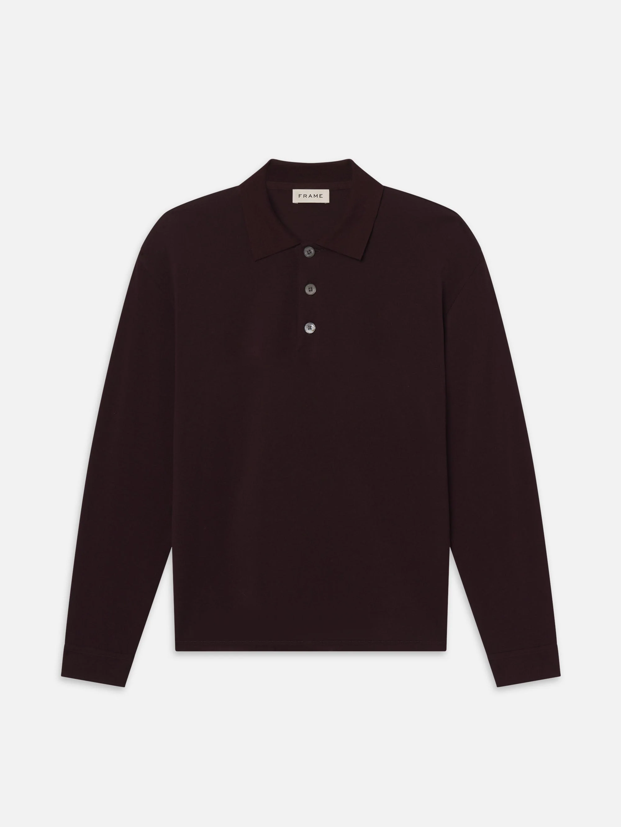 FRAME - Long Sleeve Pique Polo - Image 2