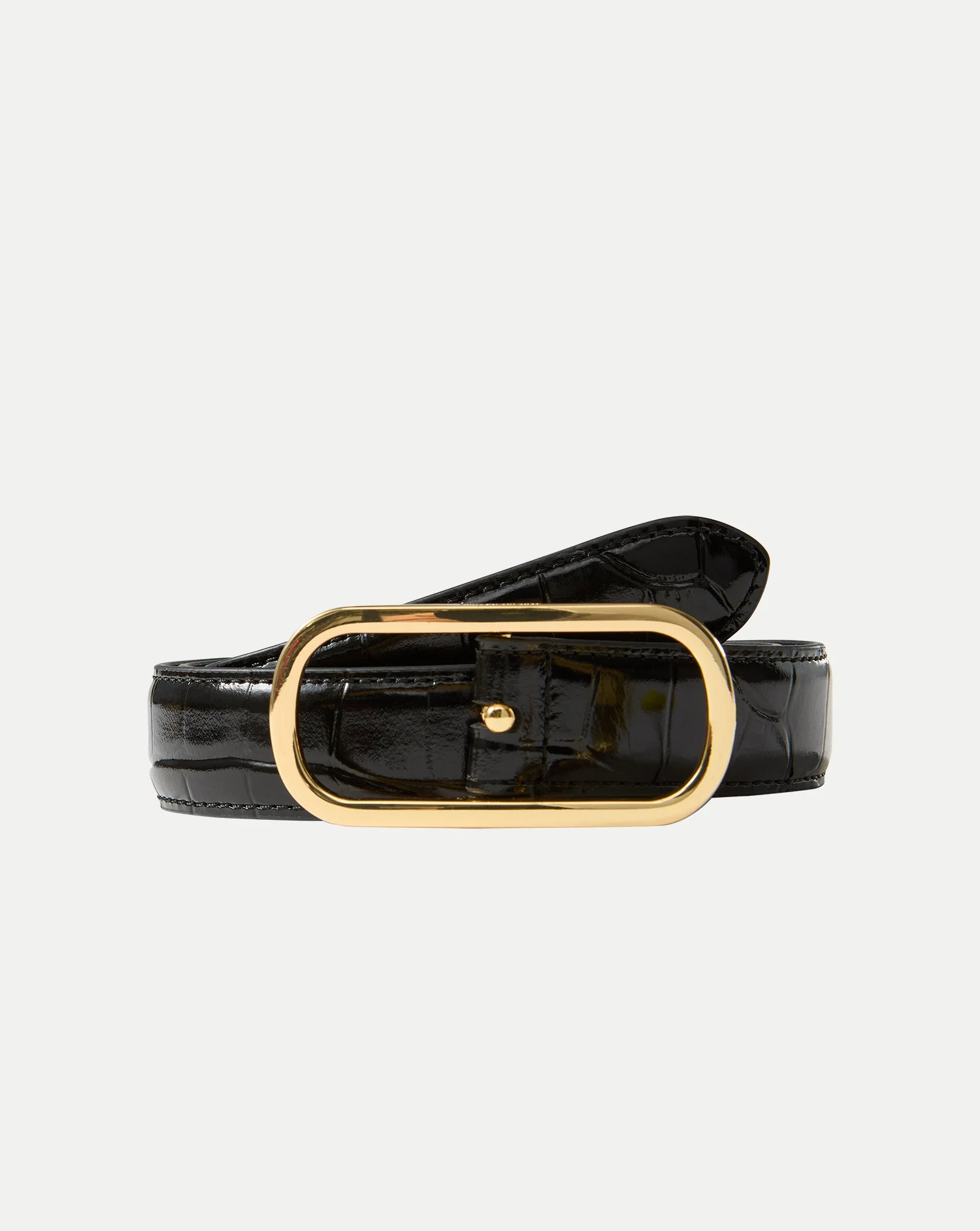 Veronica Beard - Loop Croc - Embossed Belt - Image 2