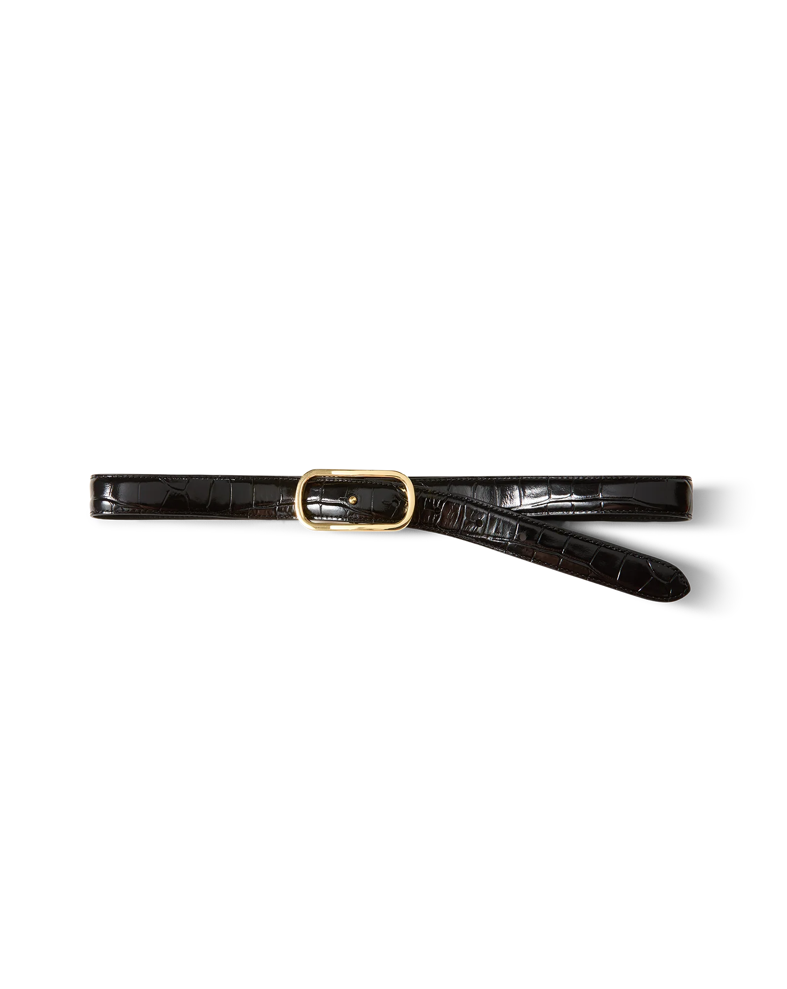 Veronica Beard - Loop Croc - Embossed Belt - Image 3