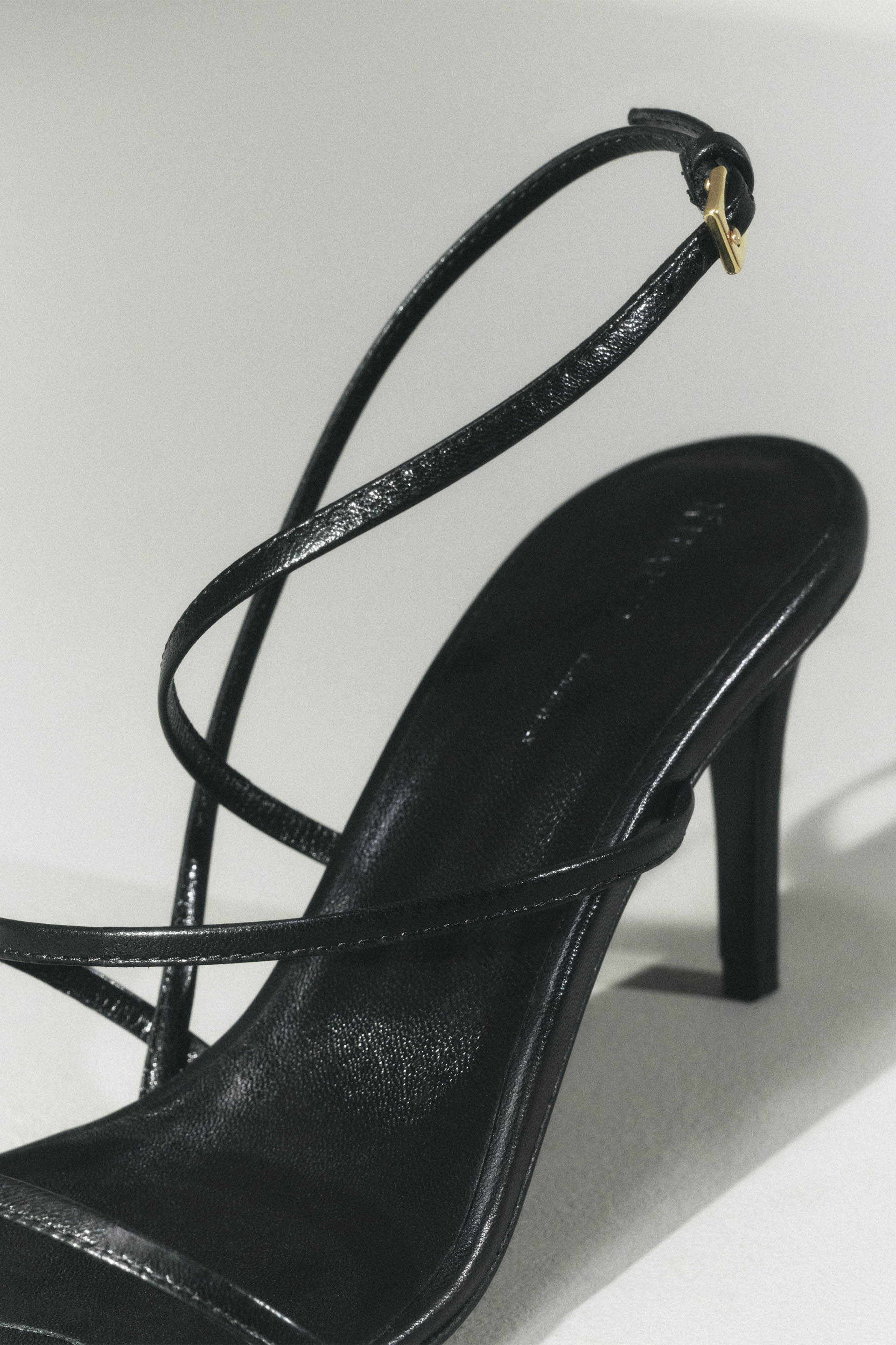 Khaite - Loop Sandal in Black Leather - Image 13