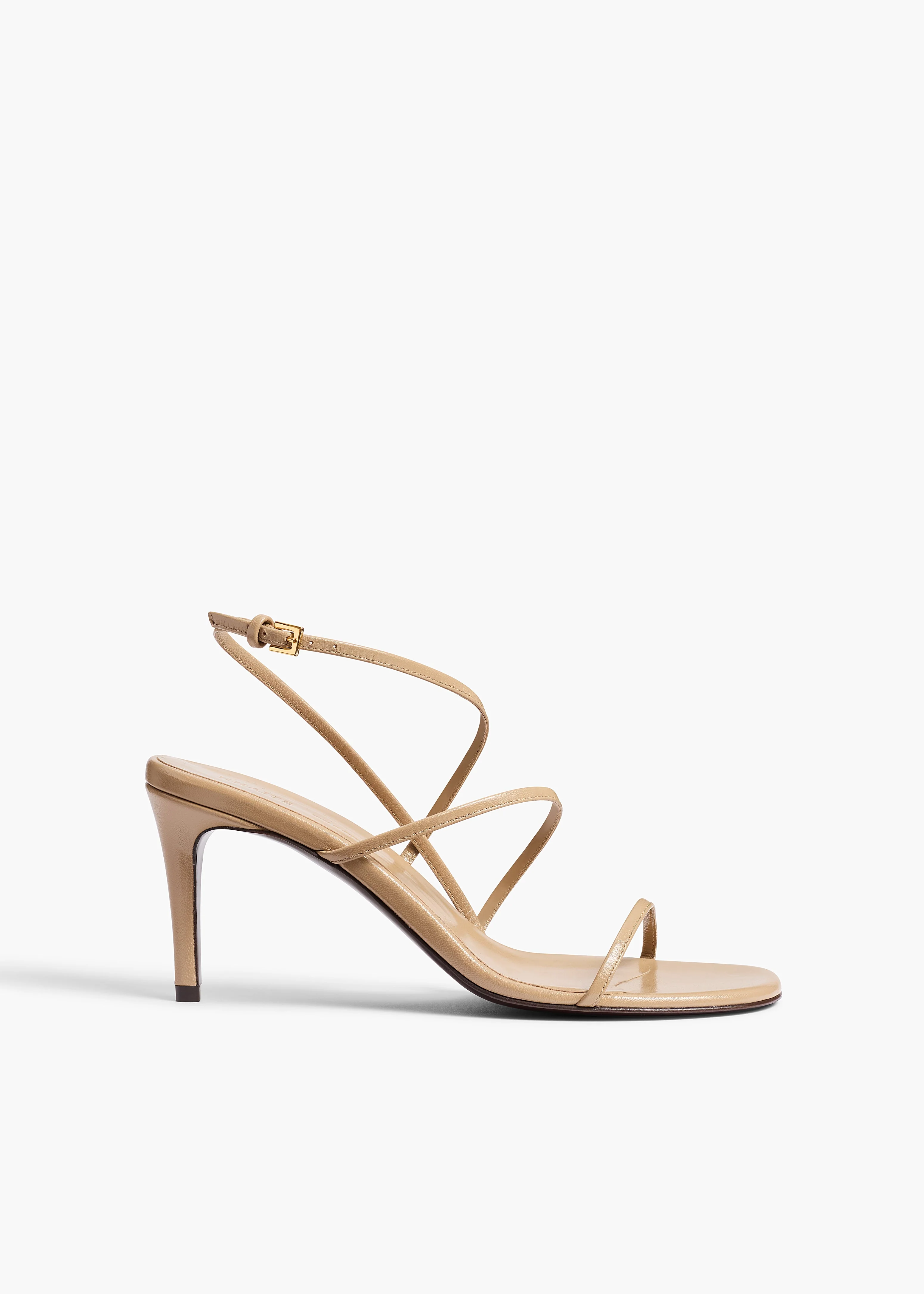 Khaite - Loop Sandal in Beige Leather - Image 7