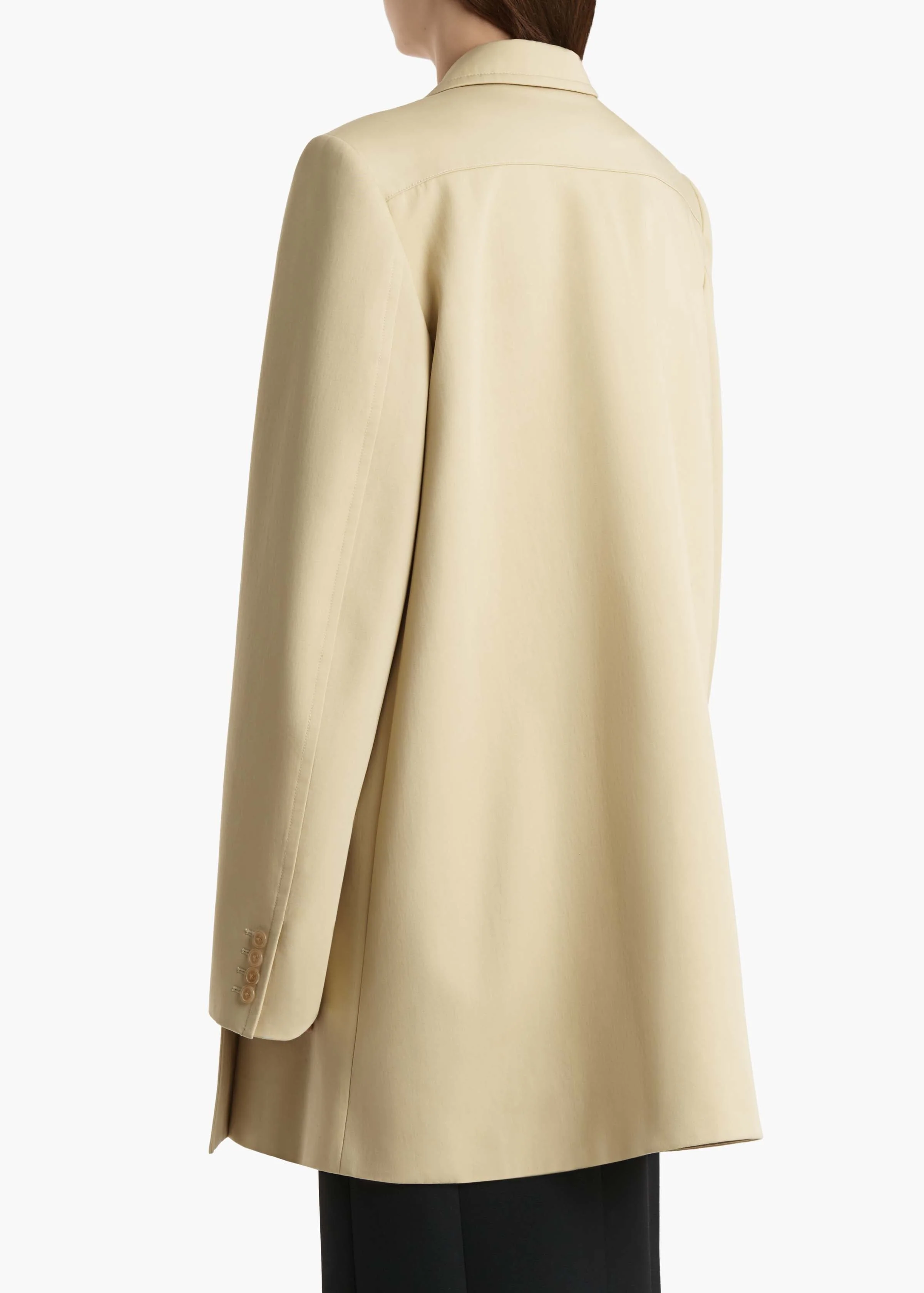 Khaite - Lorel Coat in Natural - Image 12