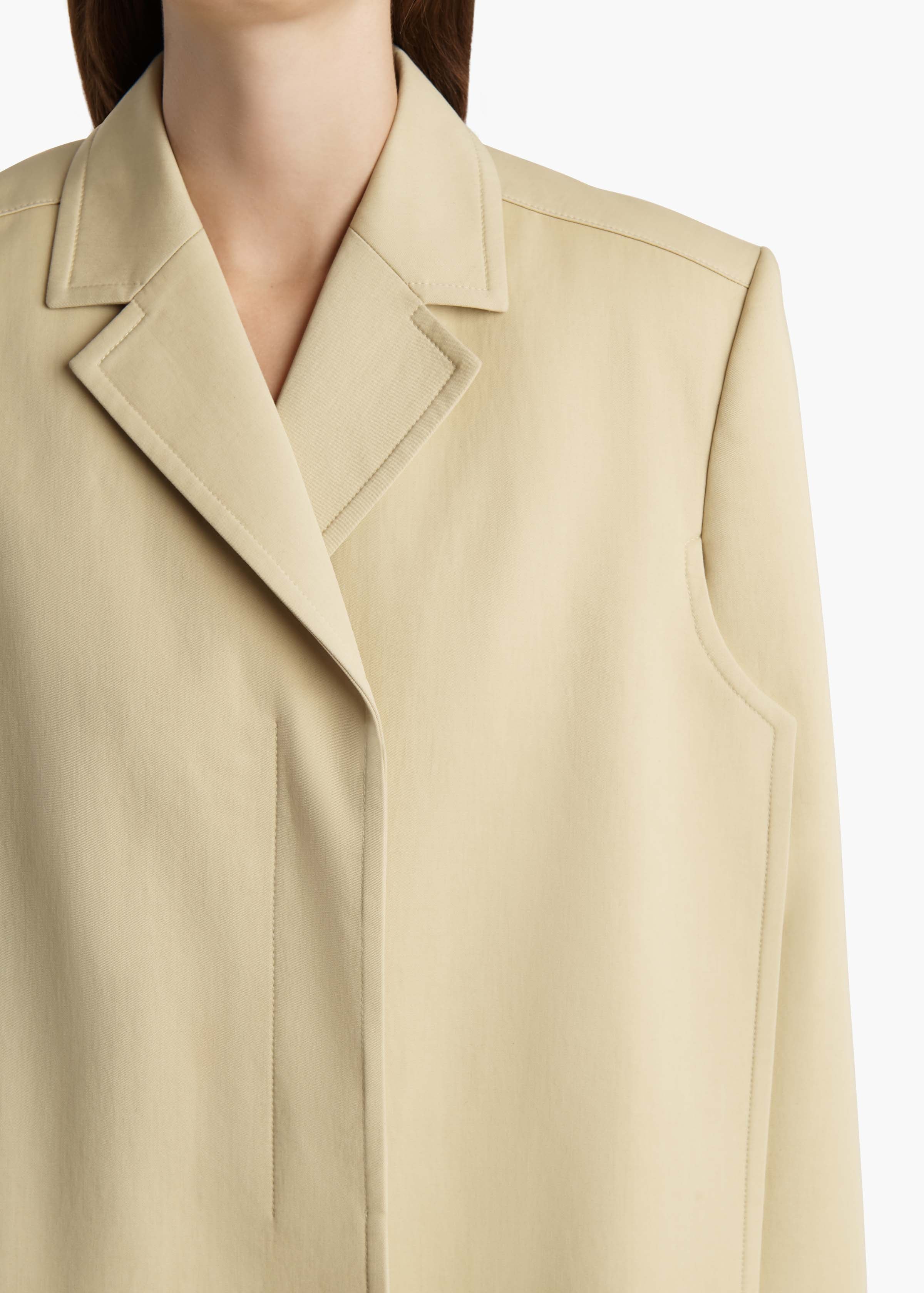 Khaite - Lorel Coat in Natural - Image 5