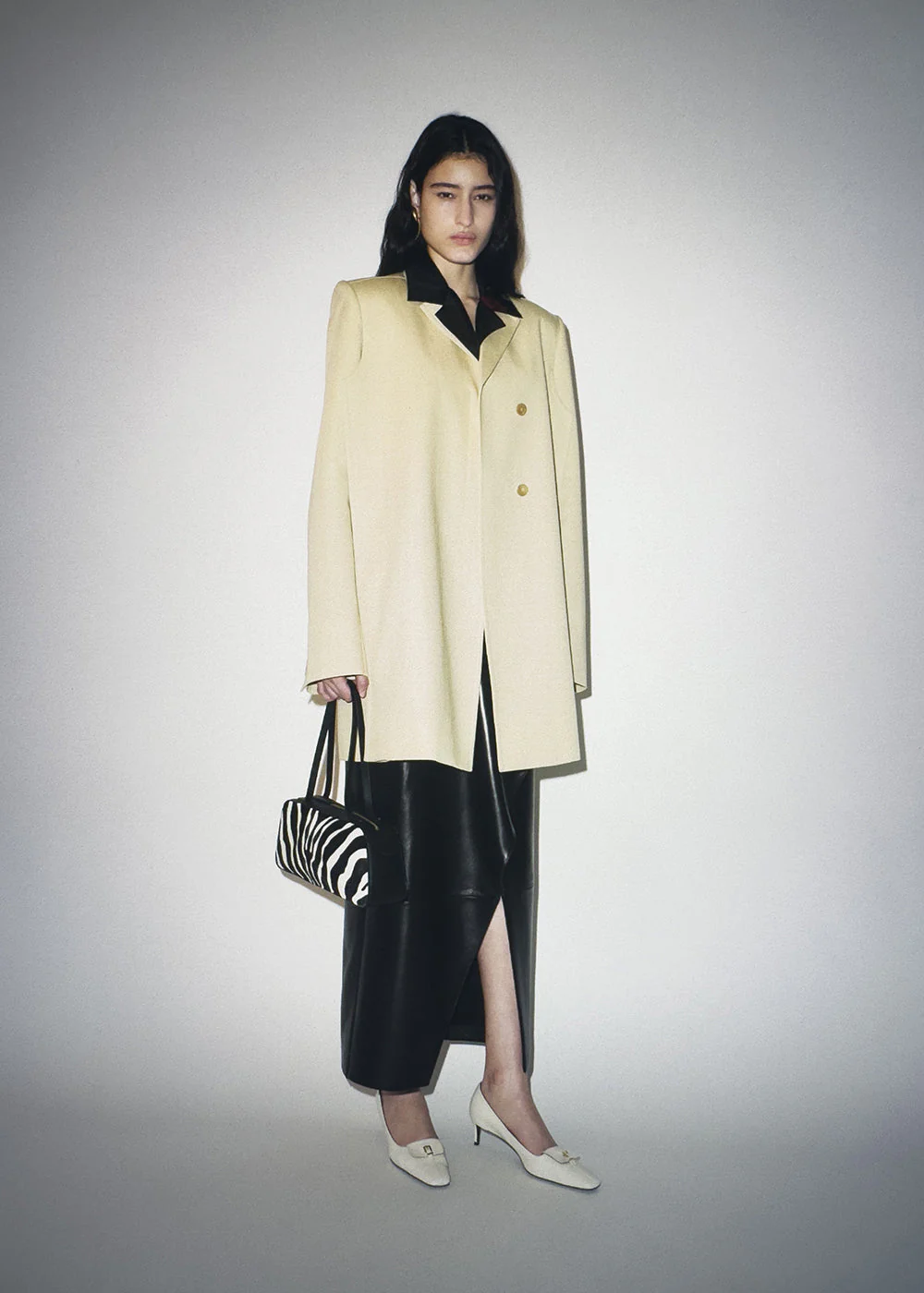 Khaite - Lorel Coat in Natural - Image 7