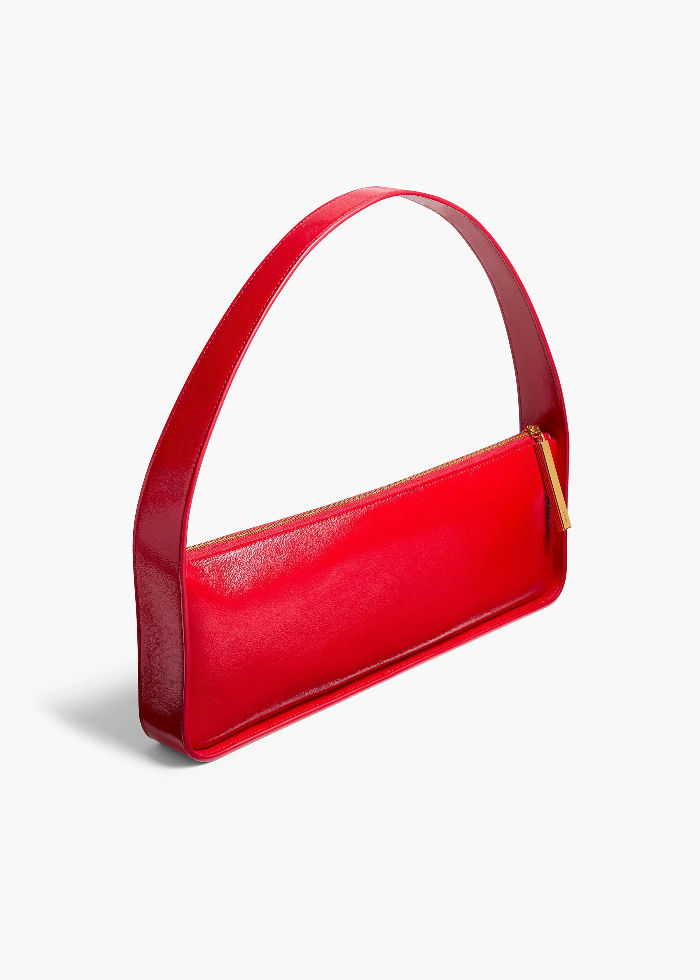 Khaite - Lori Baguette Bag in Rebel Crackle Patent Leather - Image 8