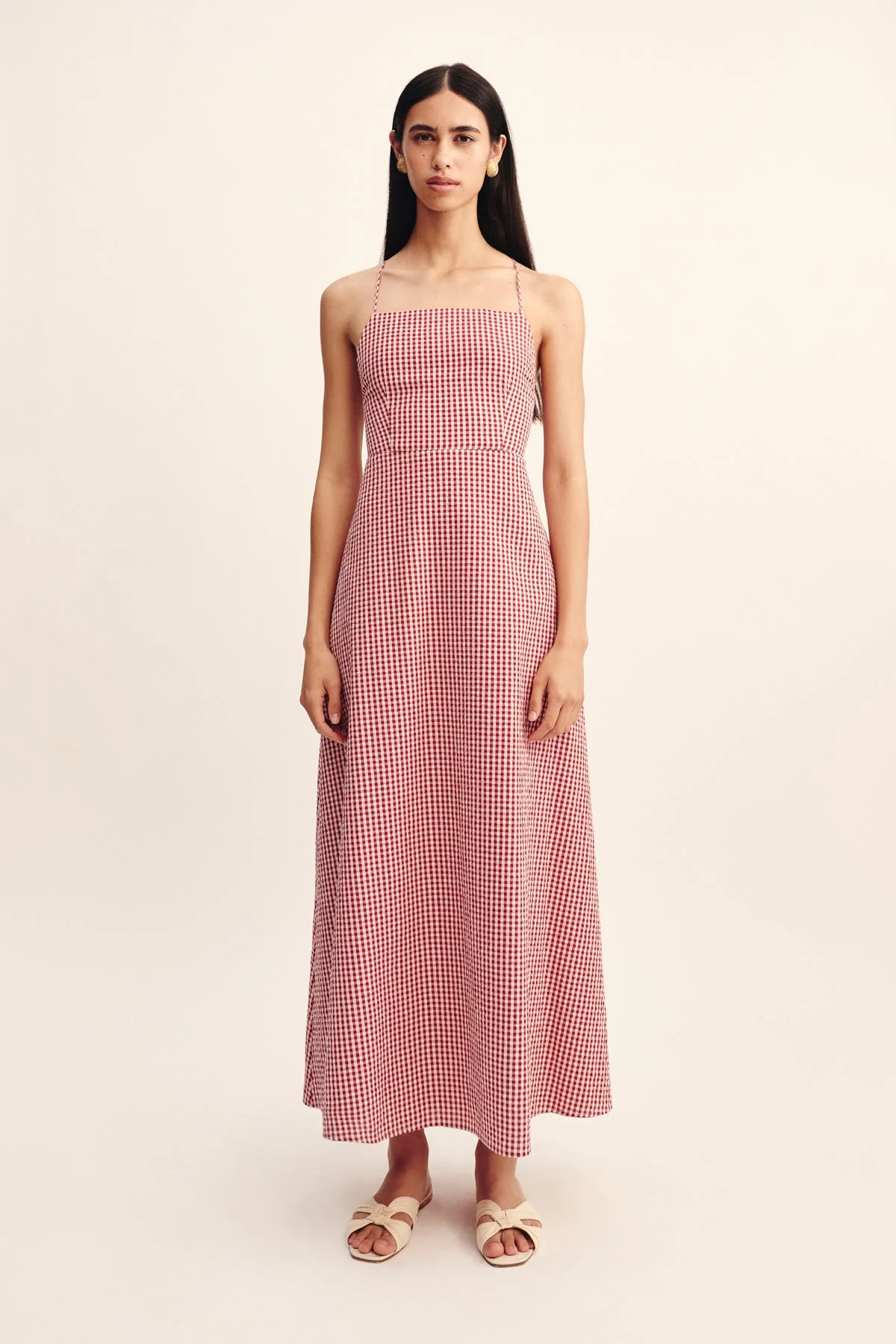 Posse - LORI DRESS - RED GINGHAM - Image 2