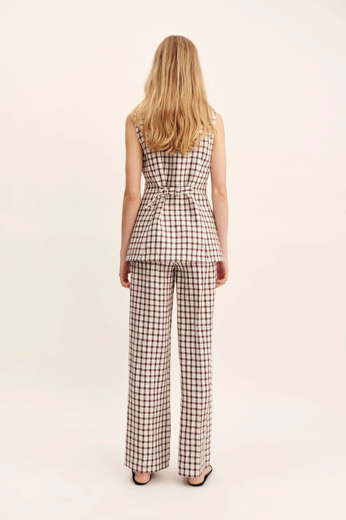 Posse - LORI VEST - CHOCOLATE PLAID - Image 9