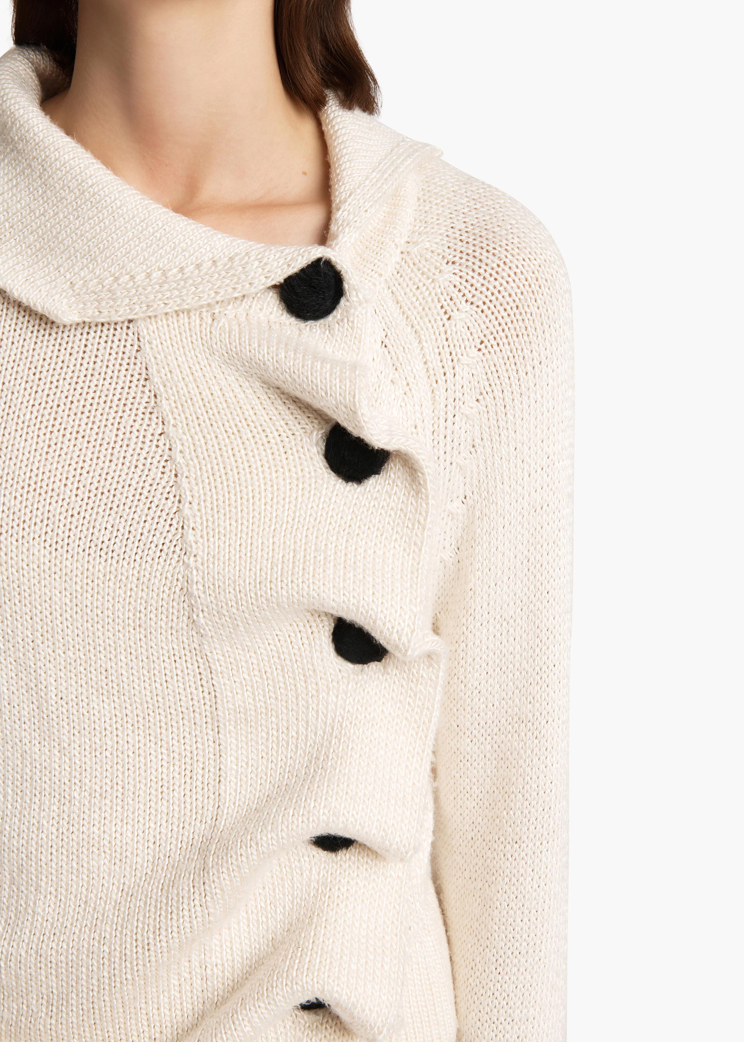 Khaite - Lorrai Cardigan in Glaze - Image 6