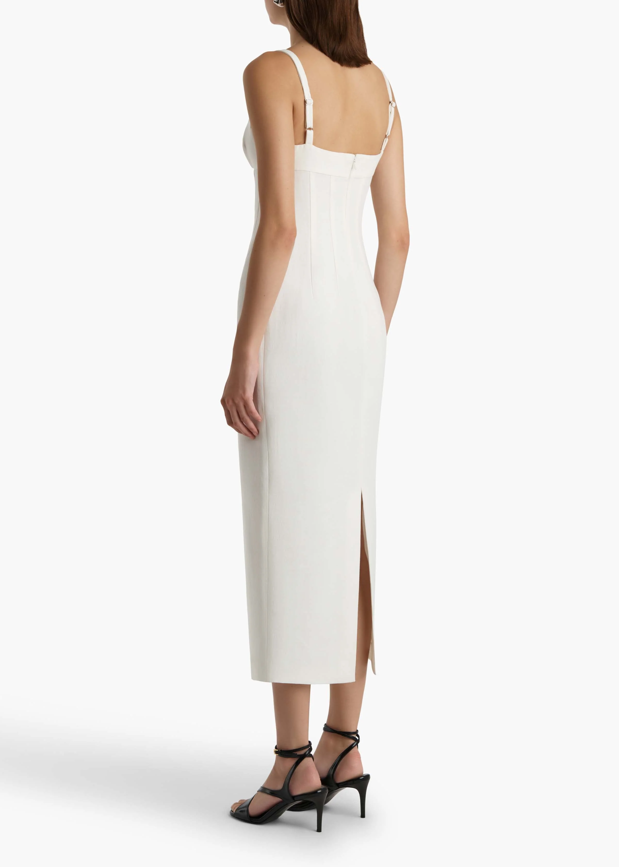 Khaite - Lotte Dress in Cream - Image 4