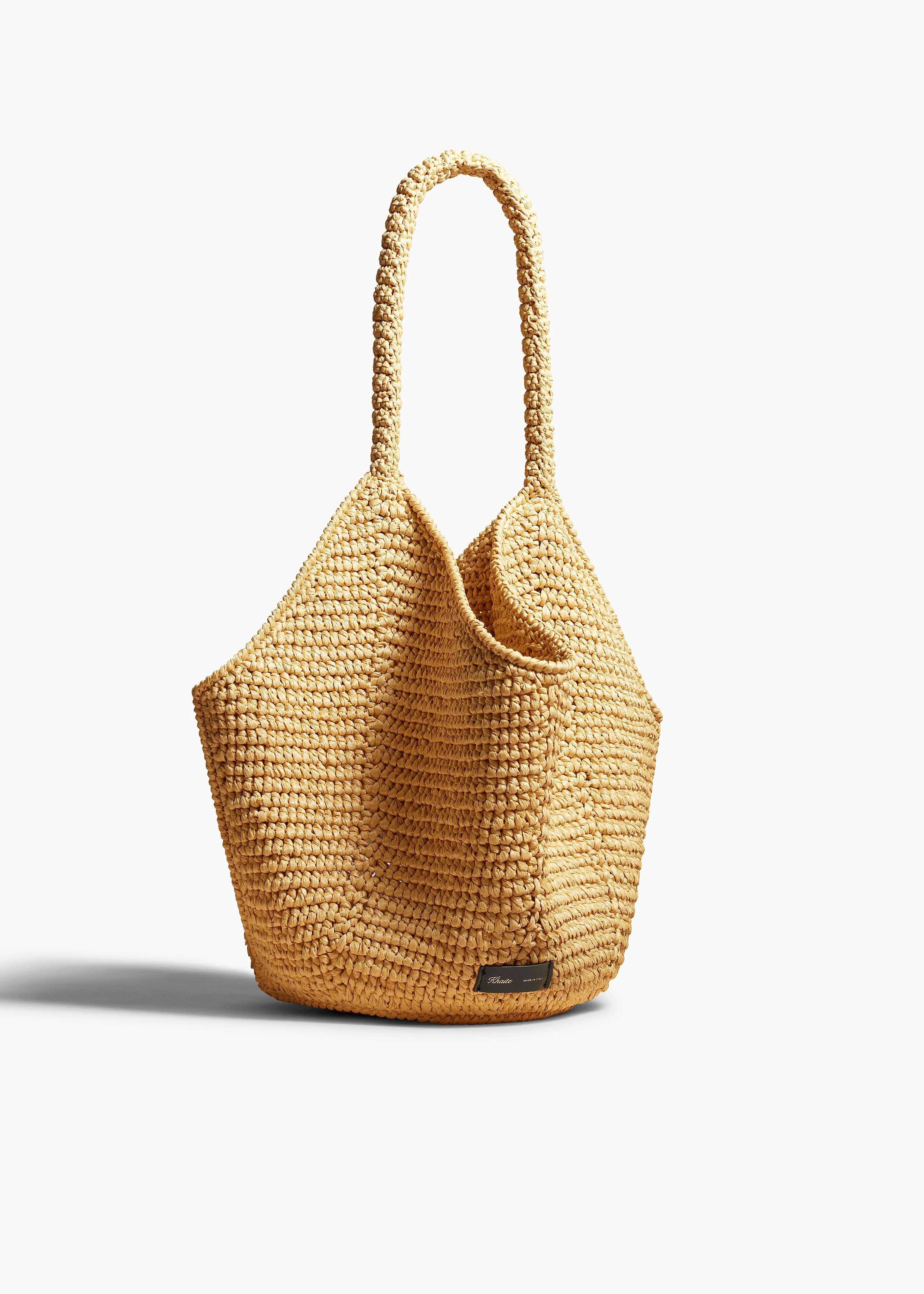 Khaite - Medium Lotus Tote in Natural Raffia - Image 7