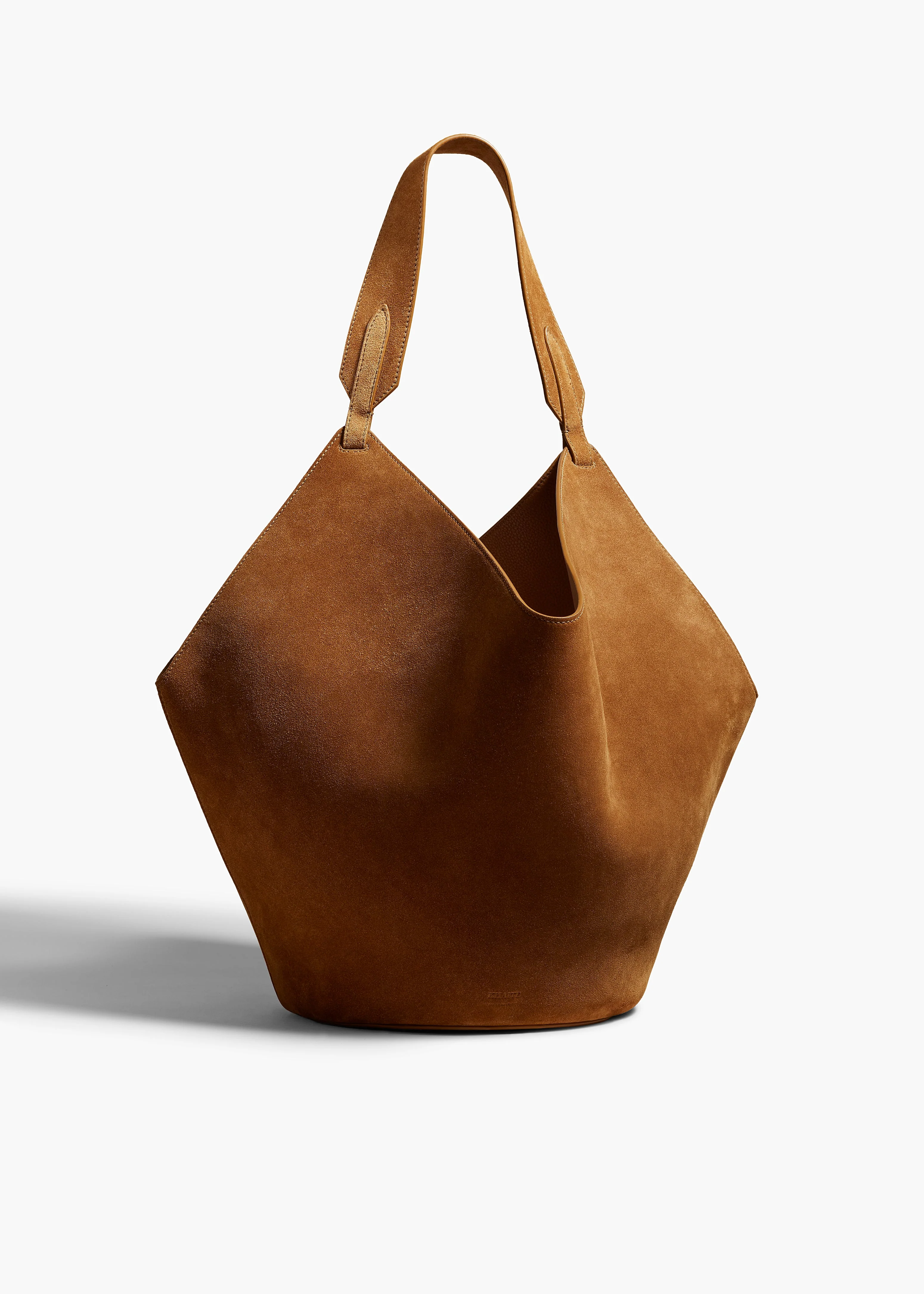 Khaite - Medium Lotus Tote in Mud Suede - Image 7