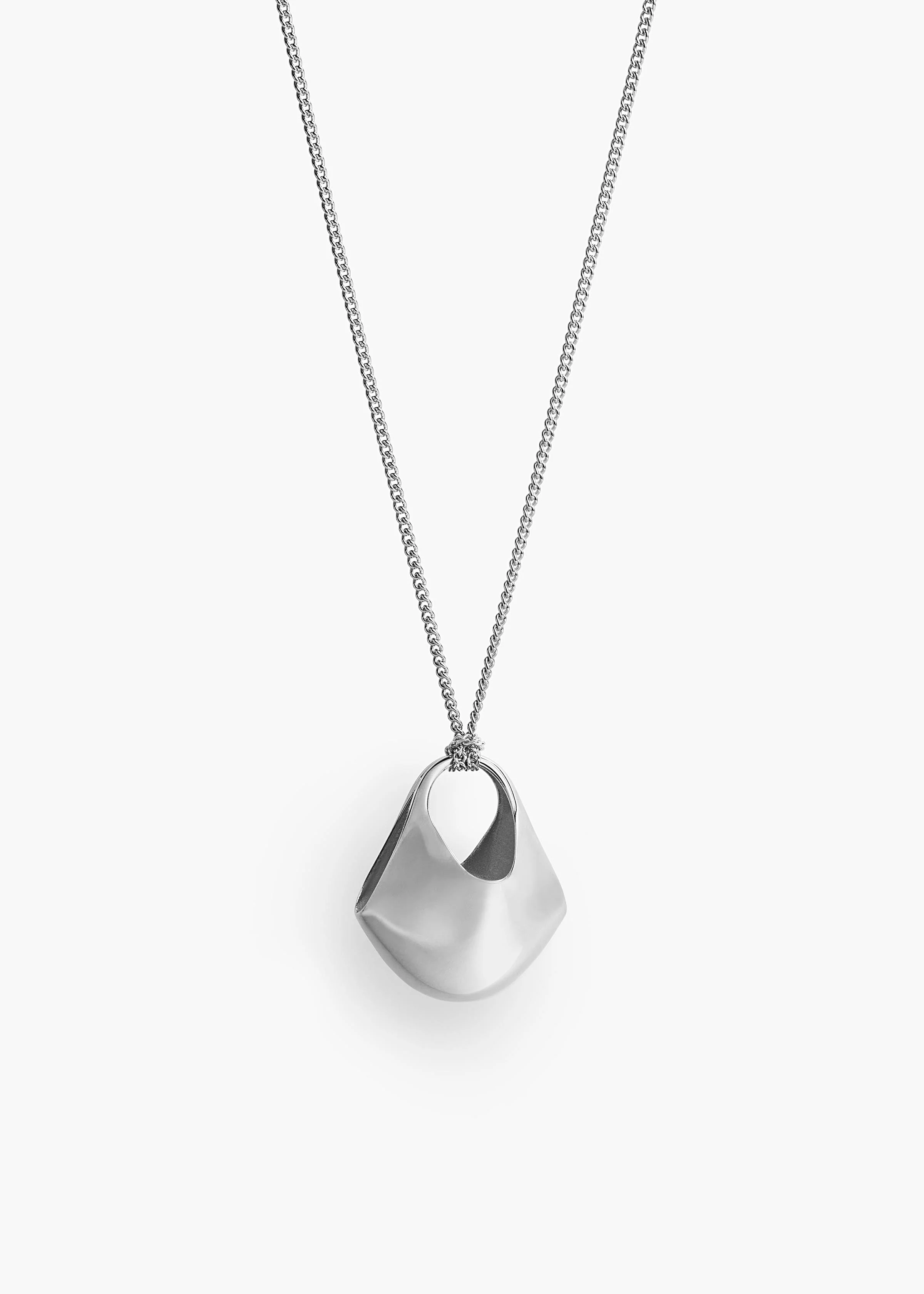 Khaite - Small Lotus Pendant in Silver - Image 2
