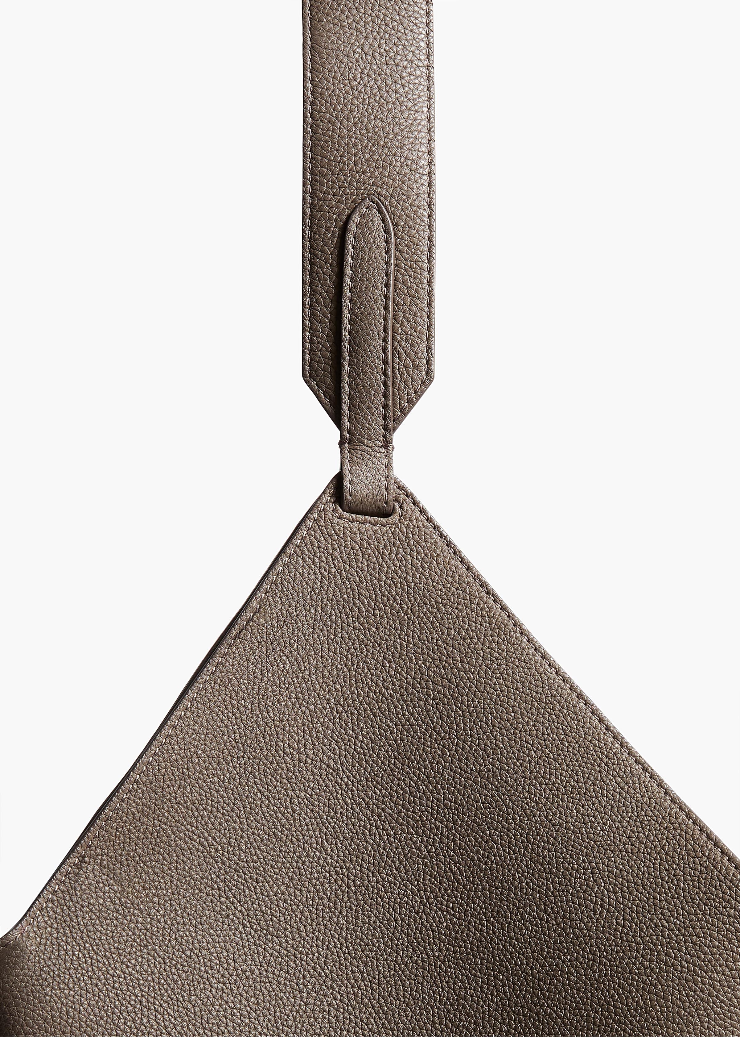 Khaite - Small Lotus Tote in Elephant Pebbled Leather - Image 10