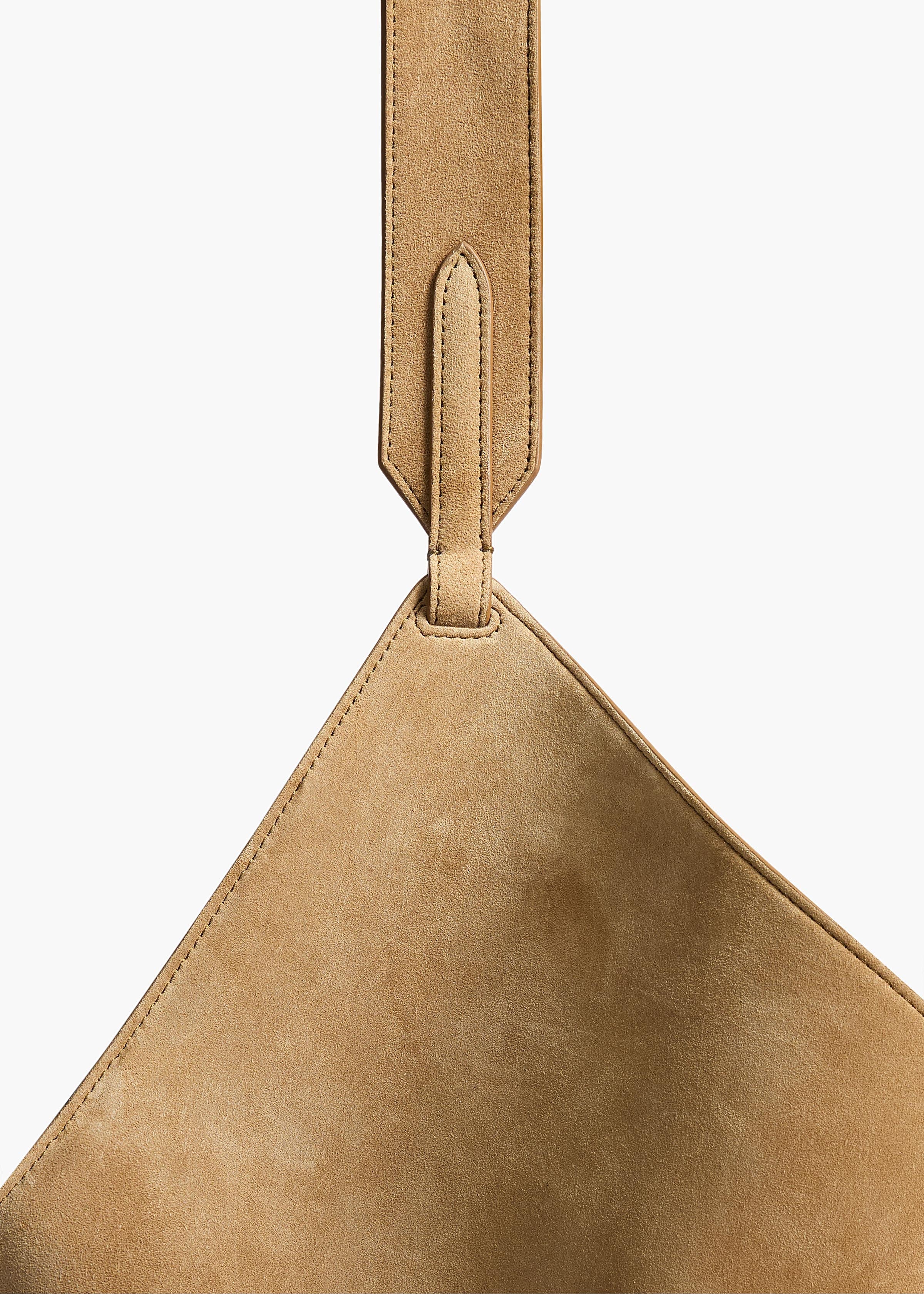 Khaite - Small Lotus Tote in Mud Suede - Image 10