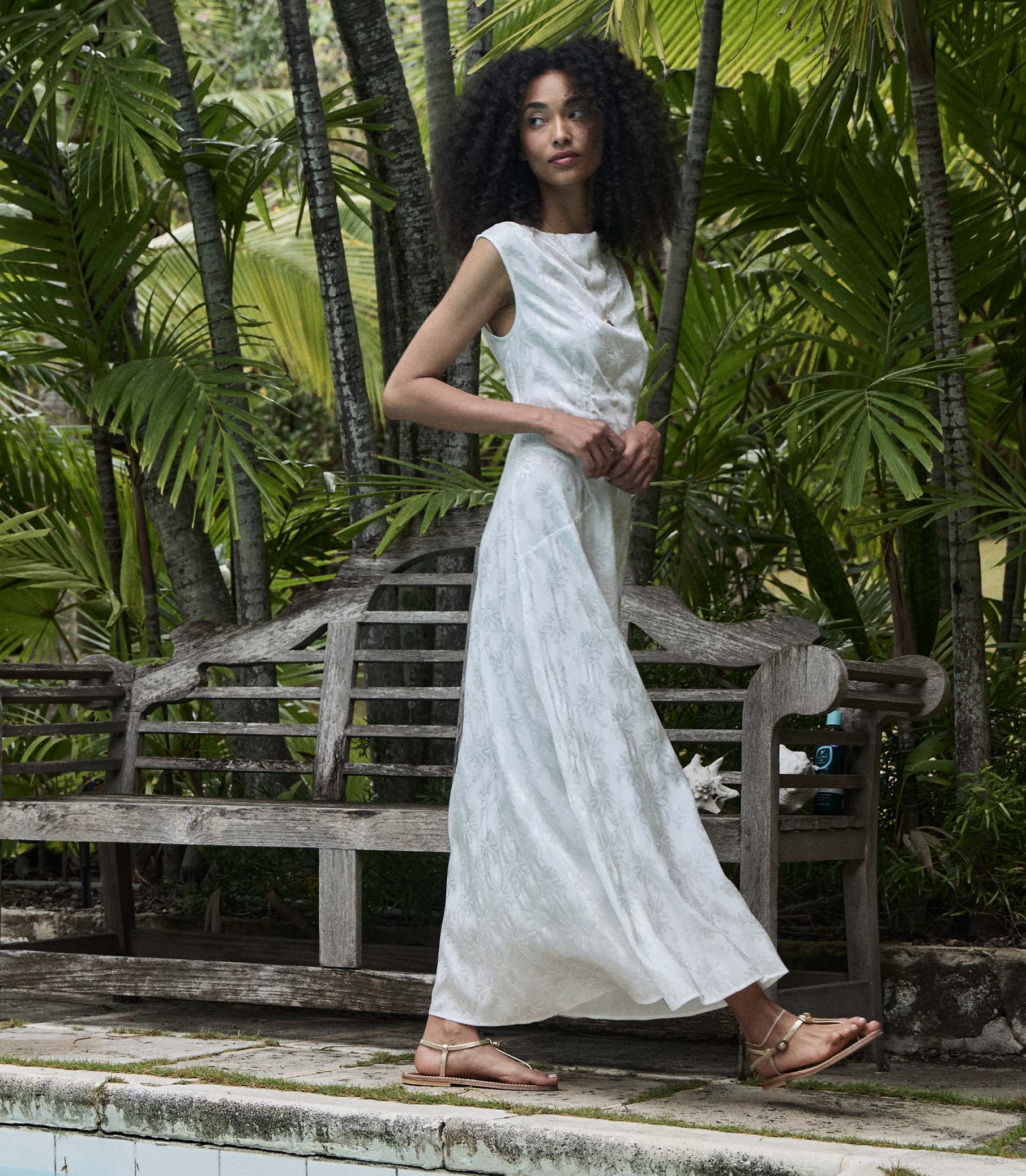 DÔEN - LOUISA DRESS -- SALT MARGUERITE JOLIE