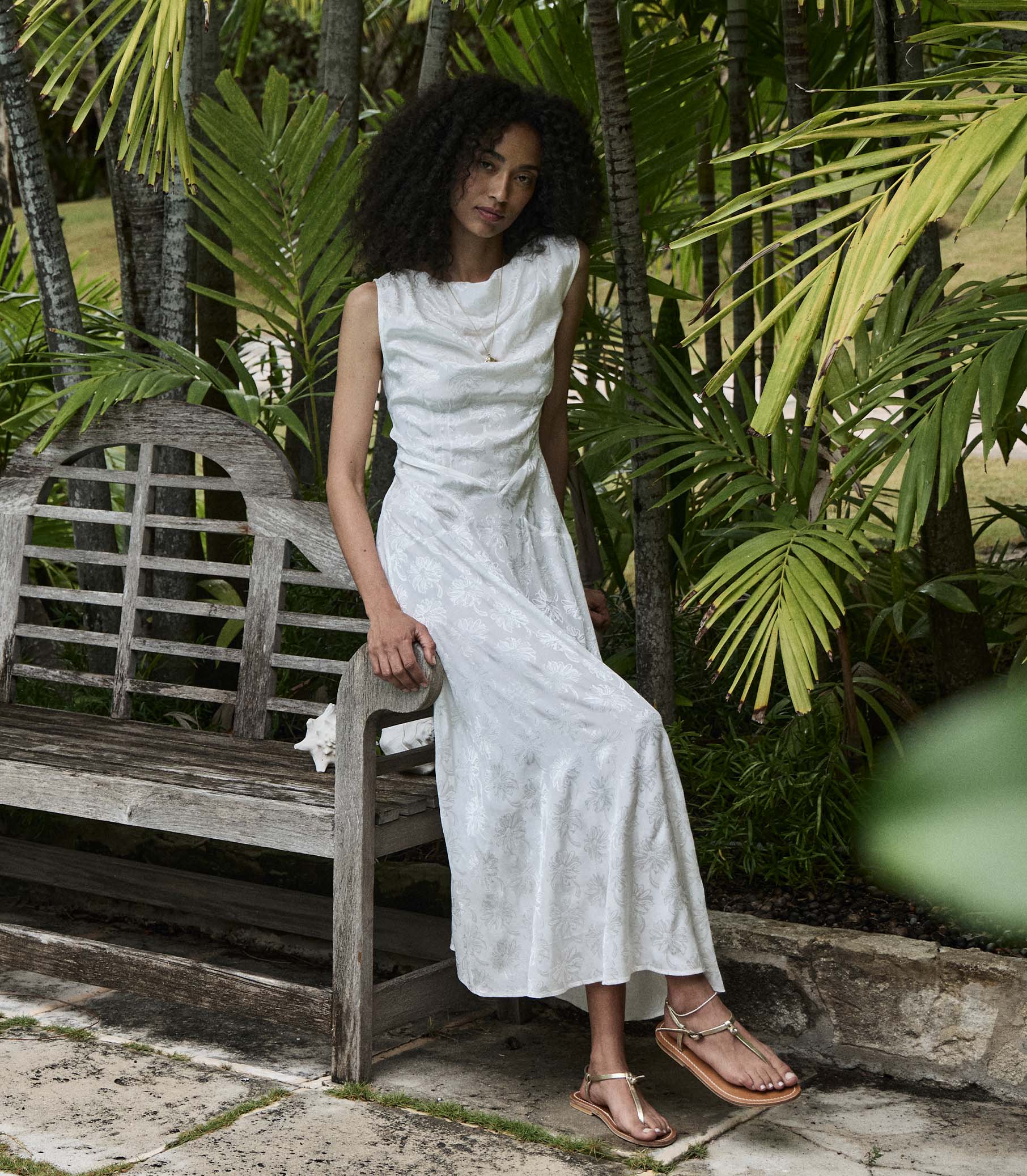 DÔEN - LOUISA DRESS -- SALT MARGUERITE JOLIE - Image 2