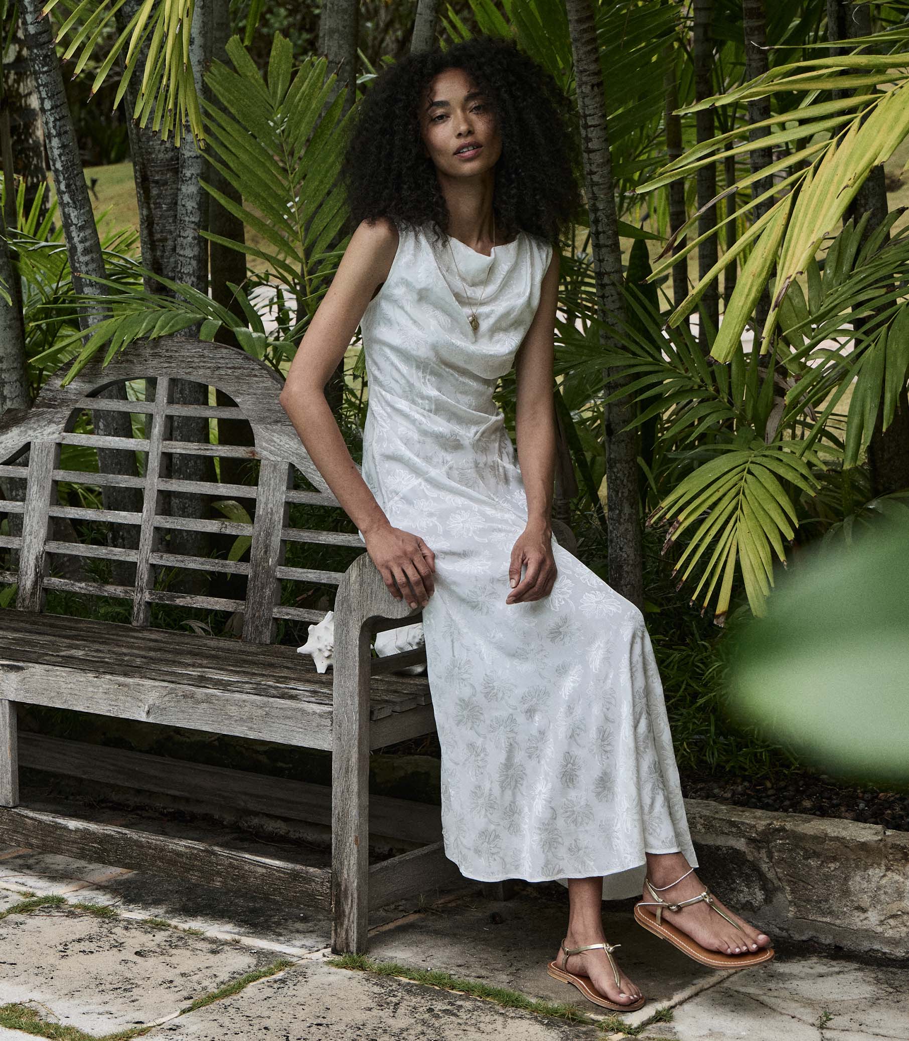DÔEN - LOUISA DRESS -- SALT MARGUERITE JOLIE - Image 4