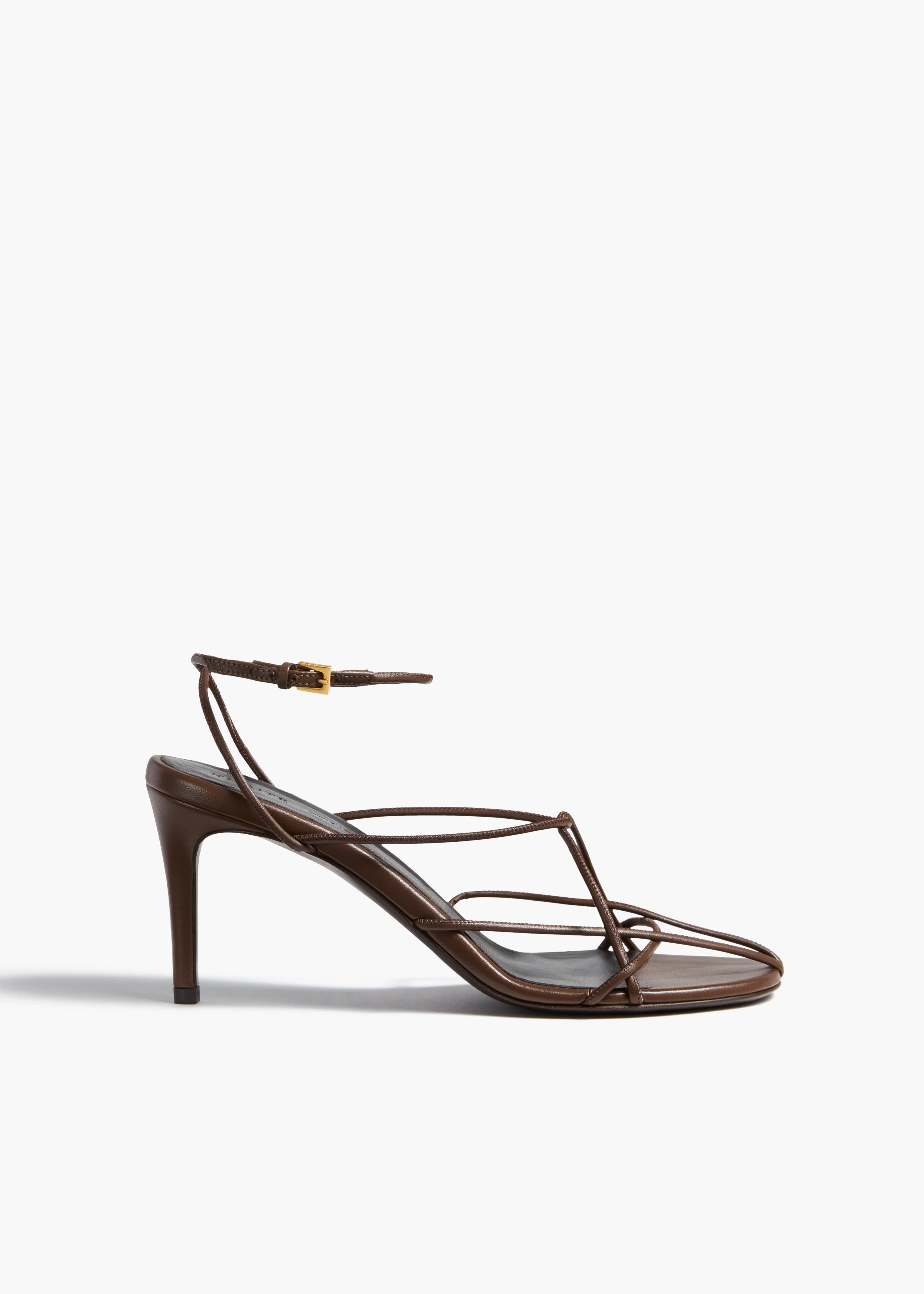 Khaite - Loulou Sandal in Cigar Leather - Image 7