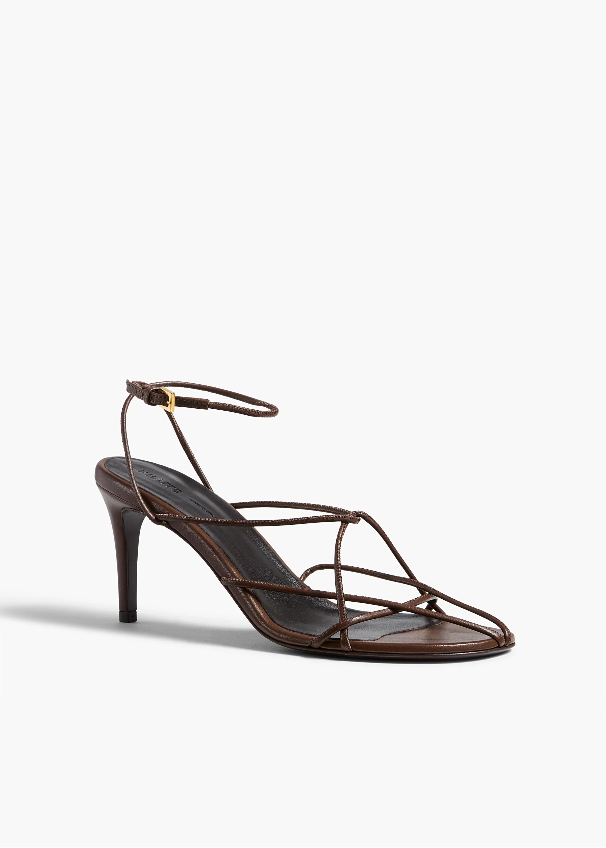 Khaite - Loulou Sandal in Cigar Leather - Image 8