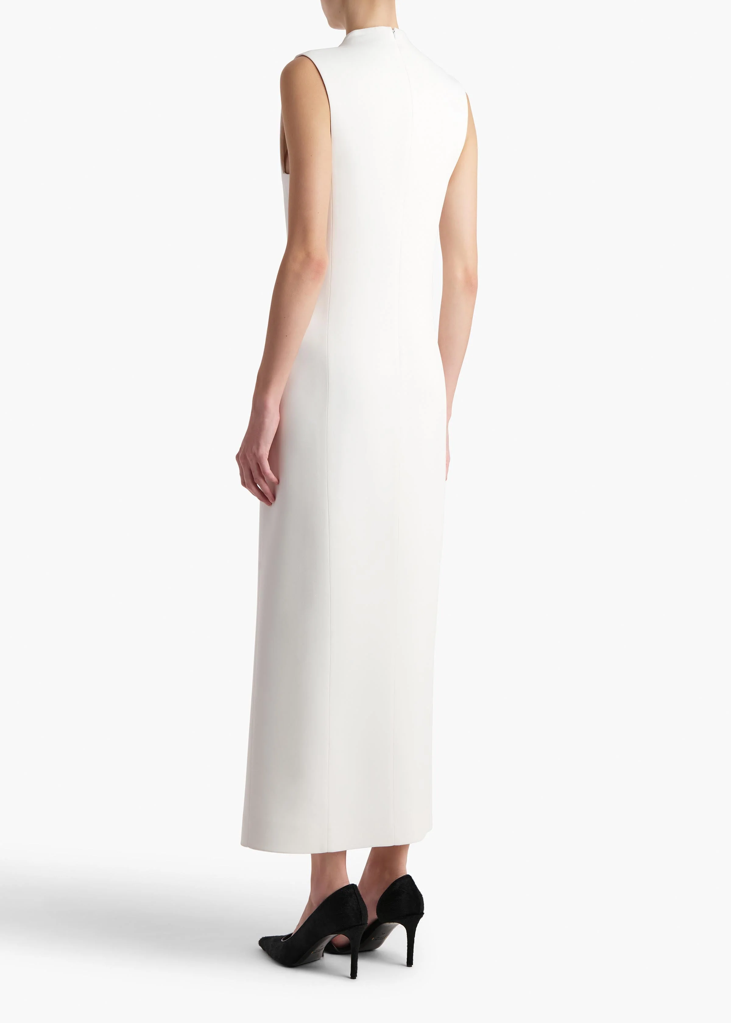 Khaite - Lowen Dress in Chalk - Image 9