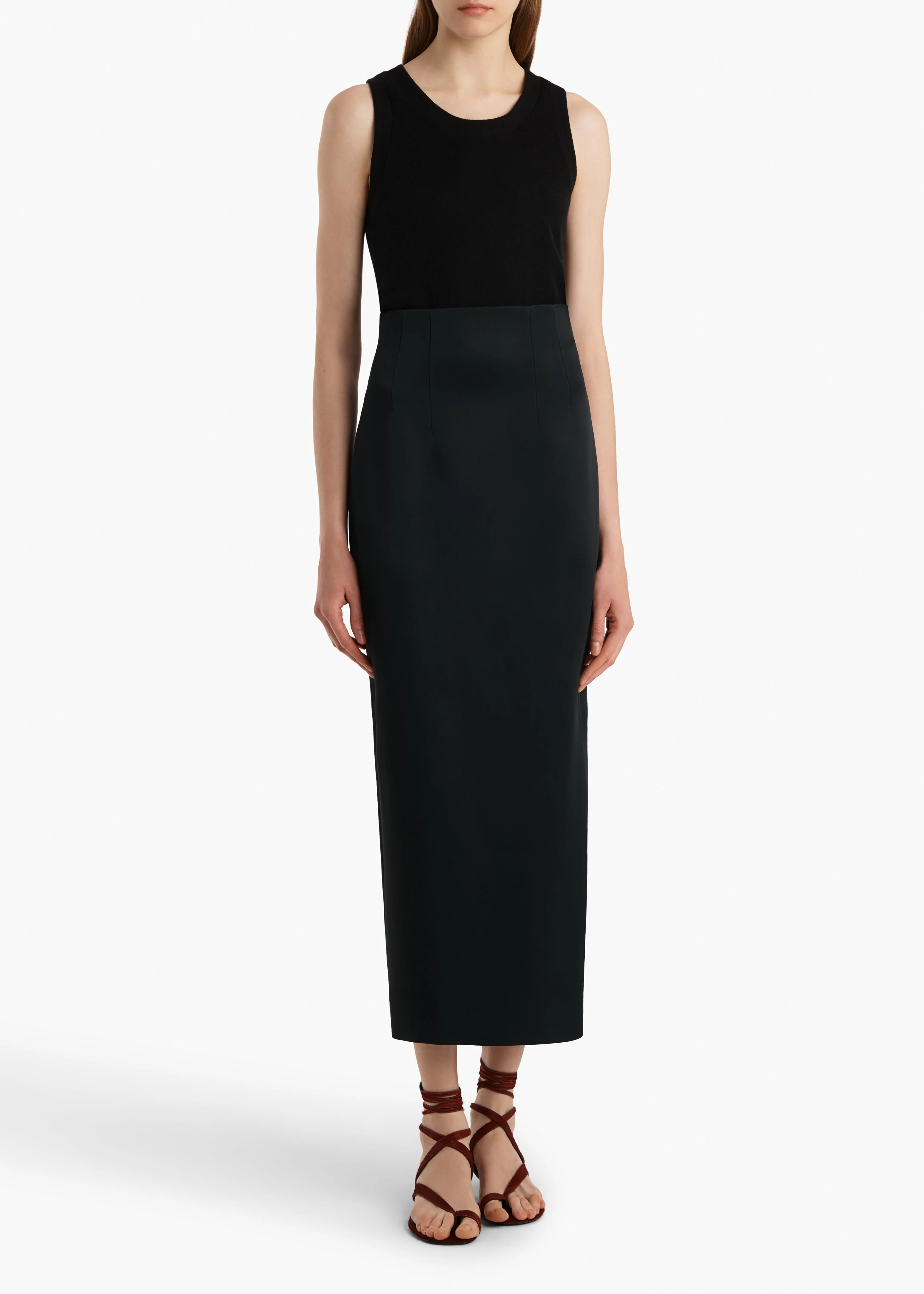 Khaite - Loxley Skirt in Black - Image 9