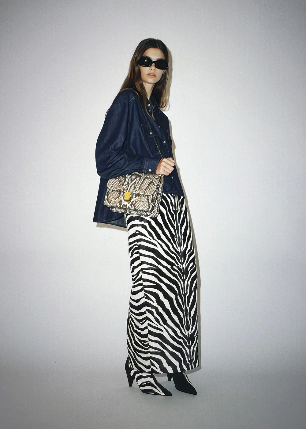 Khaite - Loxley Skirt in Zebra Print Haircalf - Image 15