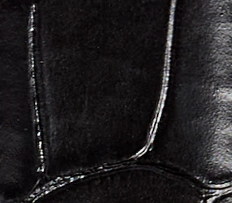 Khaite - Lucca Belt in Black Croc - Embossed Leather with Gold - Image 6