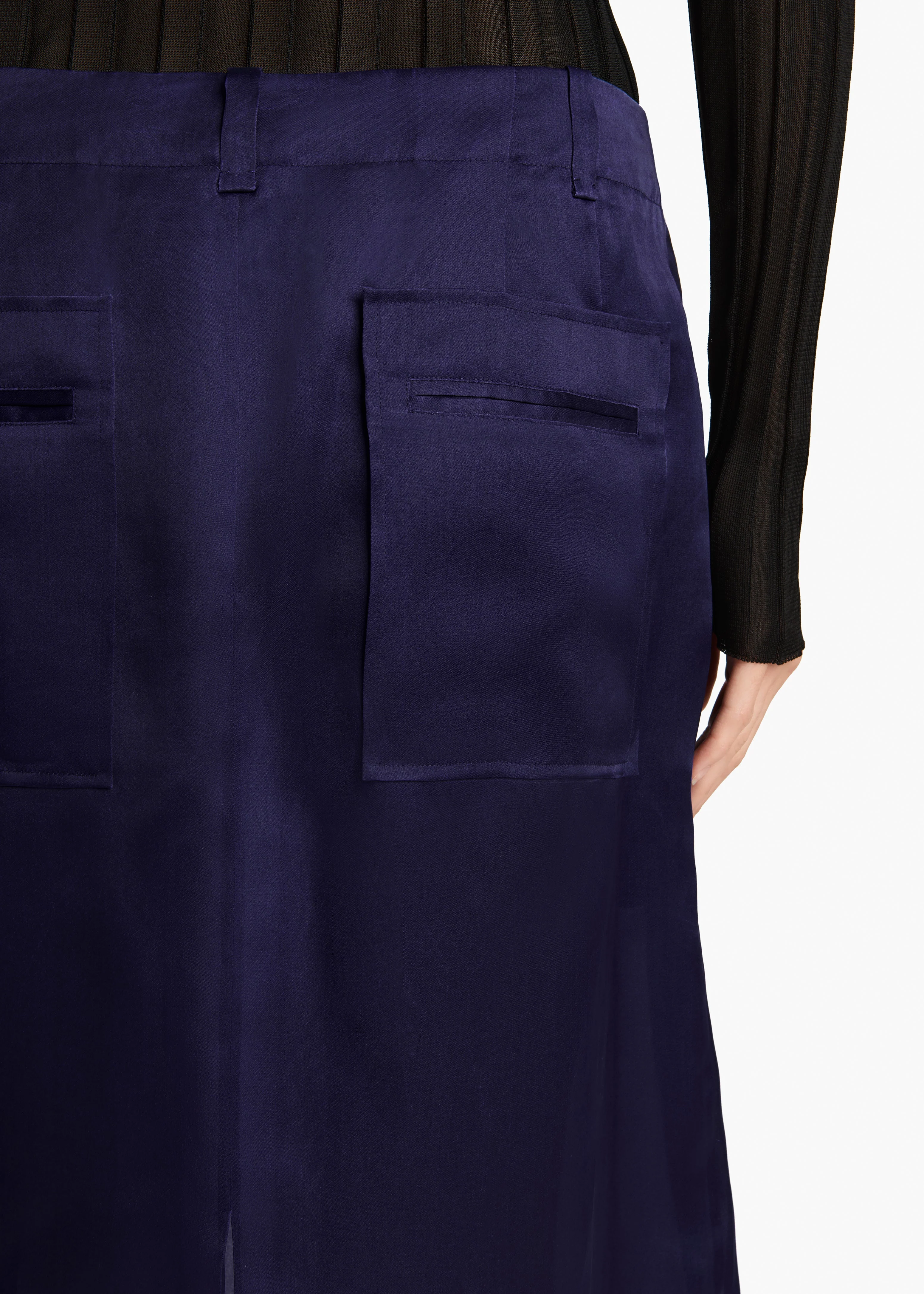 Khaite - Lucian Skirt in Amethyst - Image 6