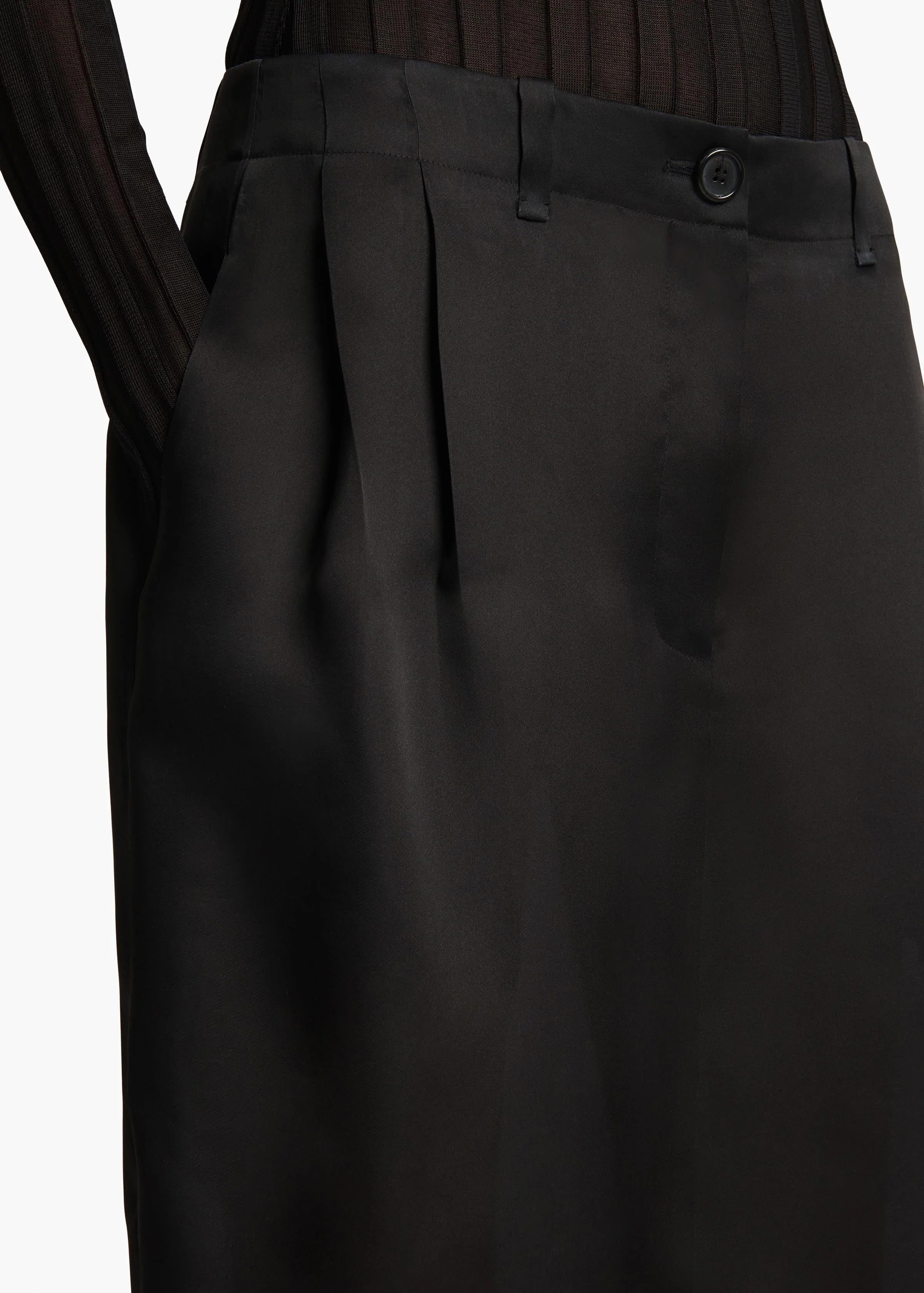 Khaite - Lucian Skirt in Black - Image 12