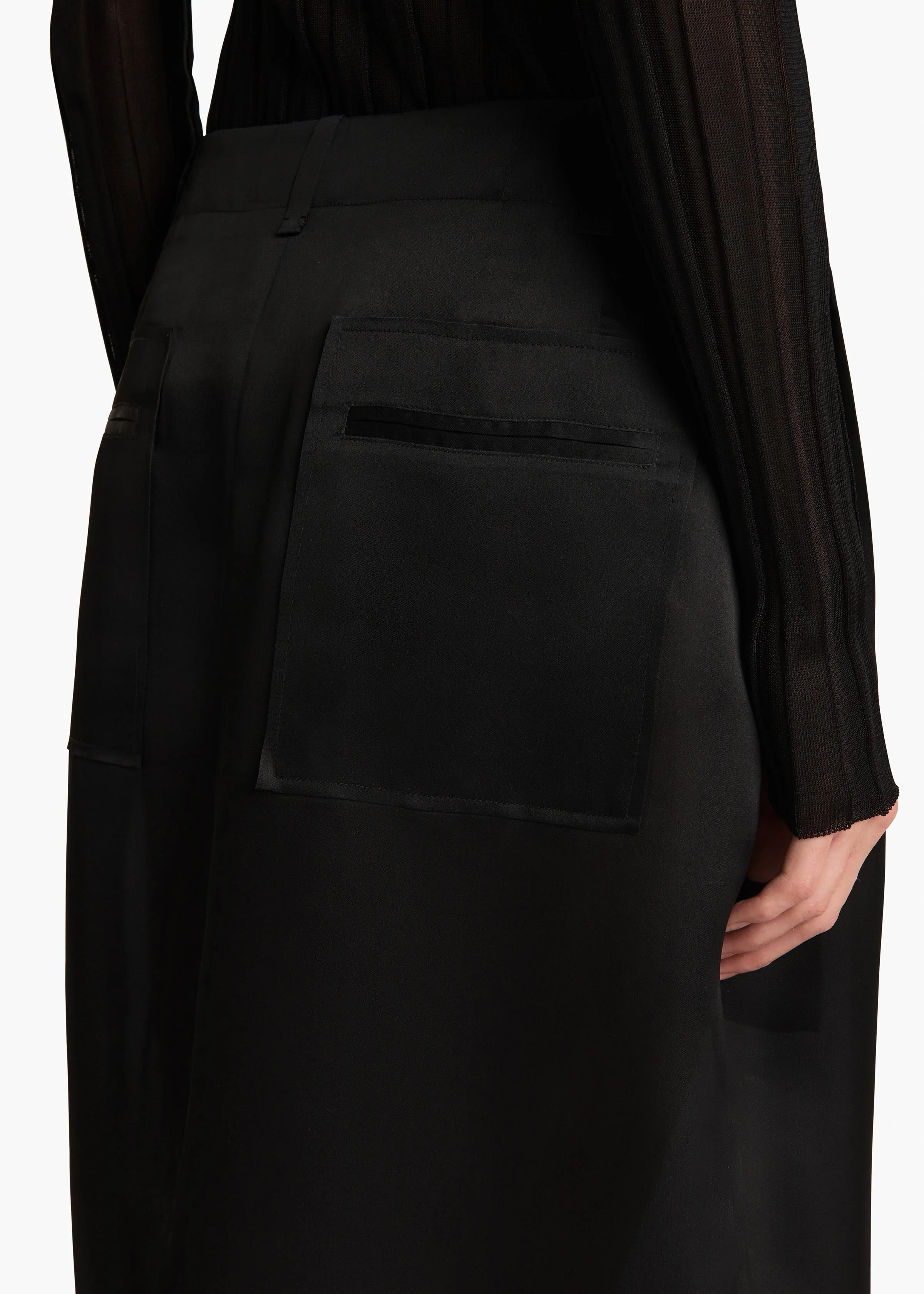 Khaite - Lucian Skirt in Black - Image 6